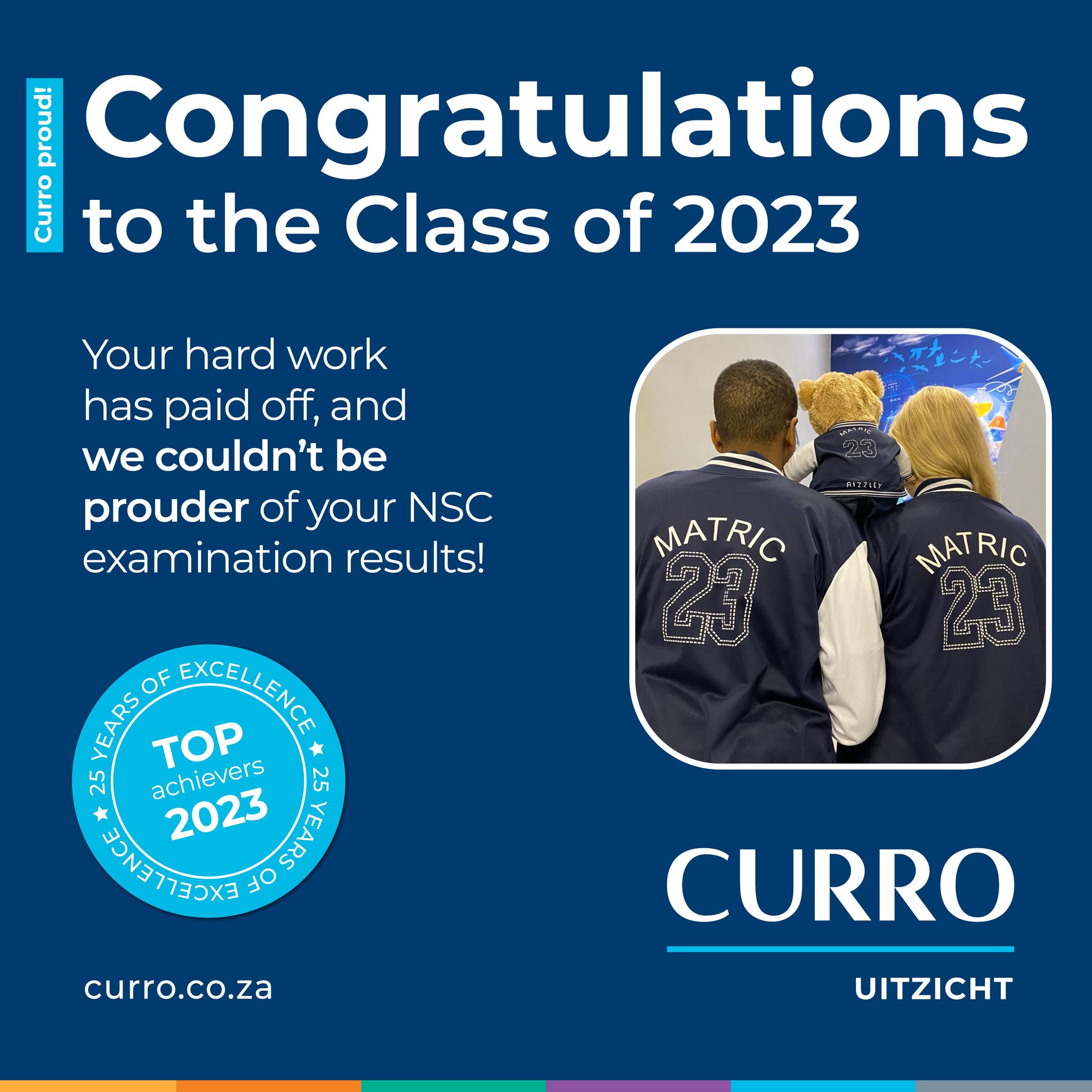 Curro Uitzicht - Congratulations to the matric class of... | Facebook