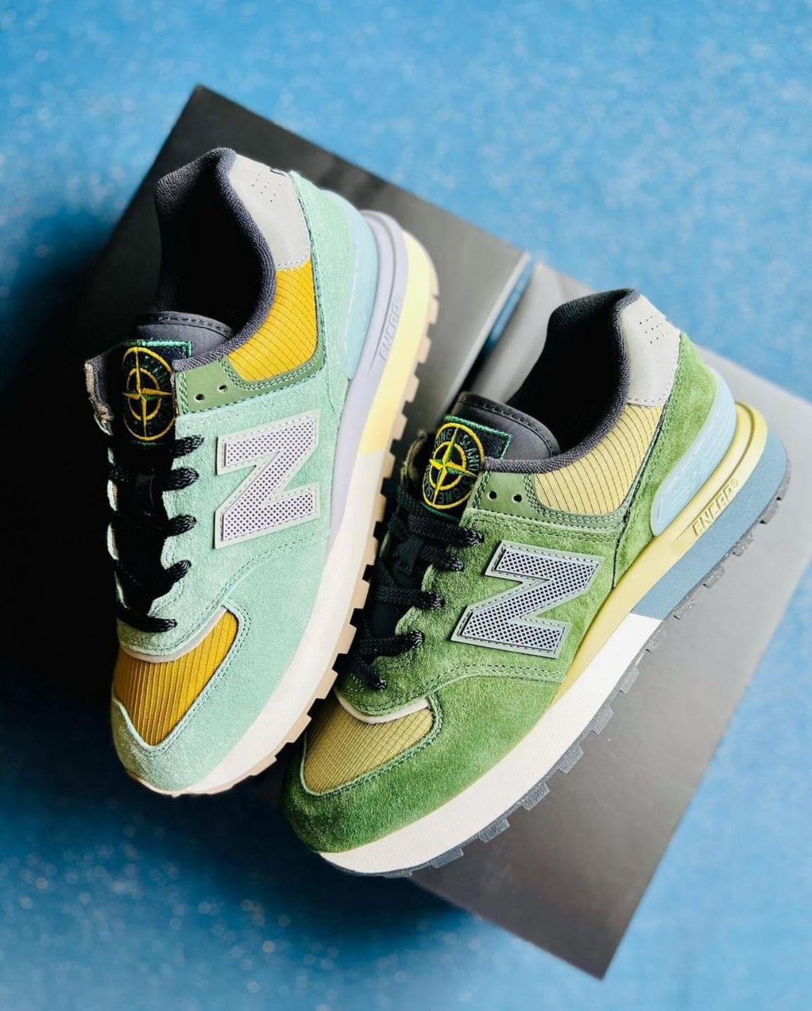 STONE ISLAND | NEW BALANCE 574 GHOST Launching September 23, 2025