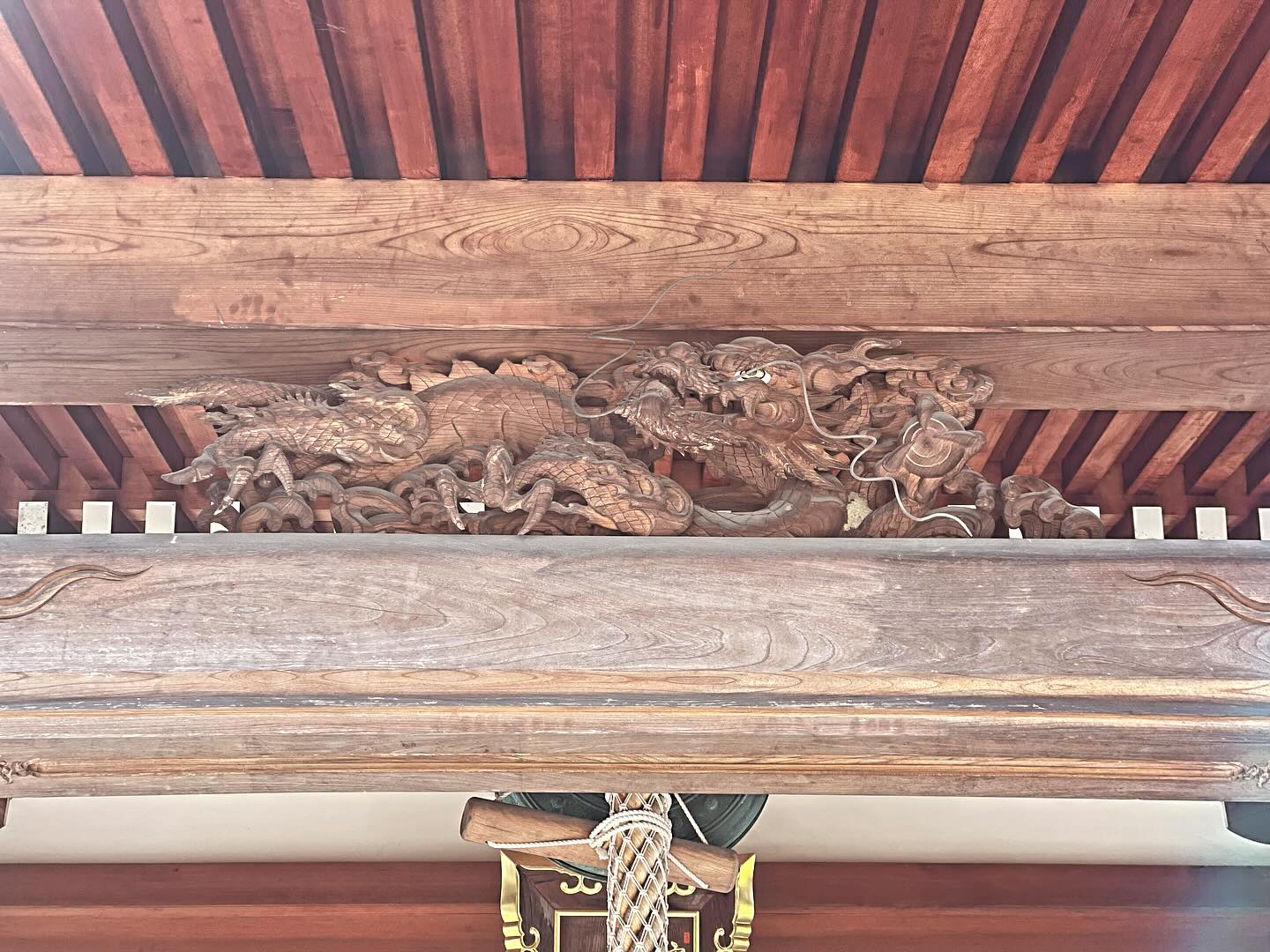 久米田寺 蟇股 年明けに久しぶりに見て来ました。 16年しか経ってい 