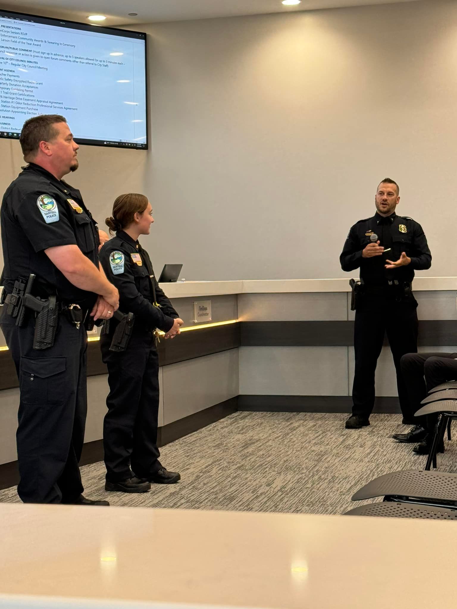 We had the honor of swearing in... - Sartell Public Safety | Facebook