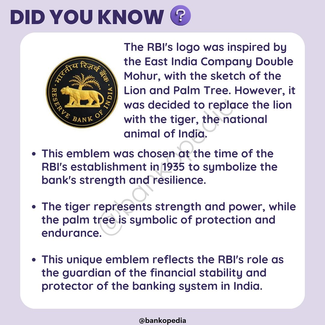 Bankopedia - Did you know about RBI logo… when,why, how,...
