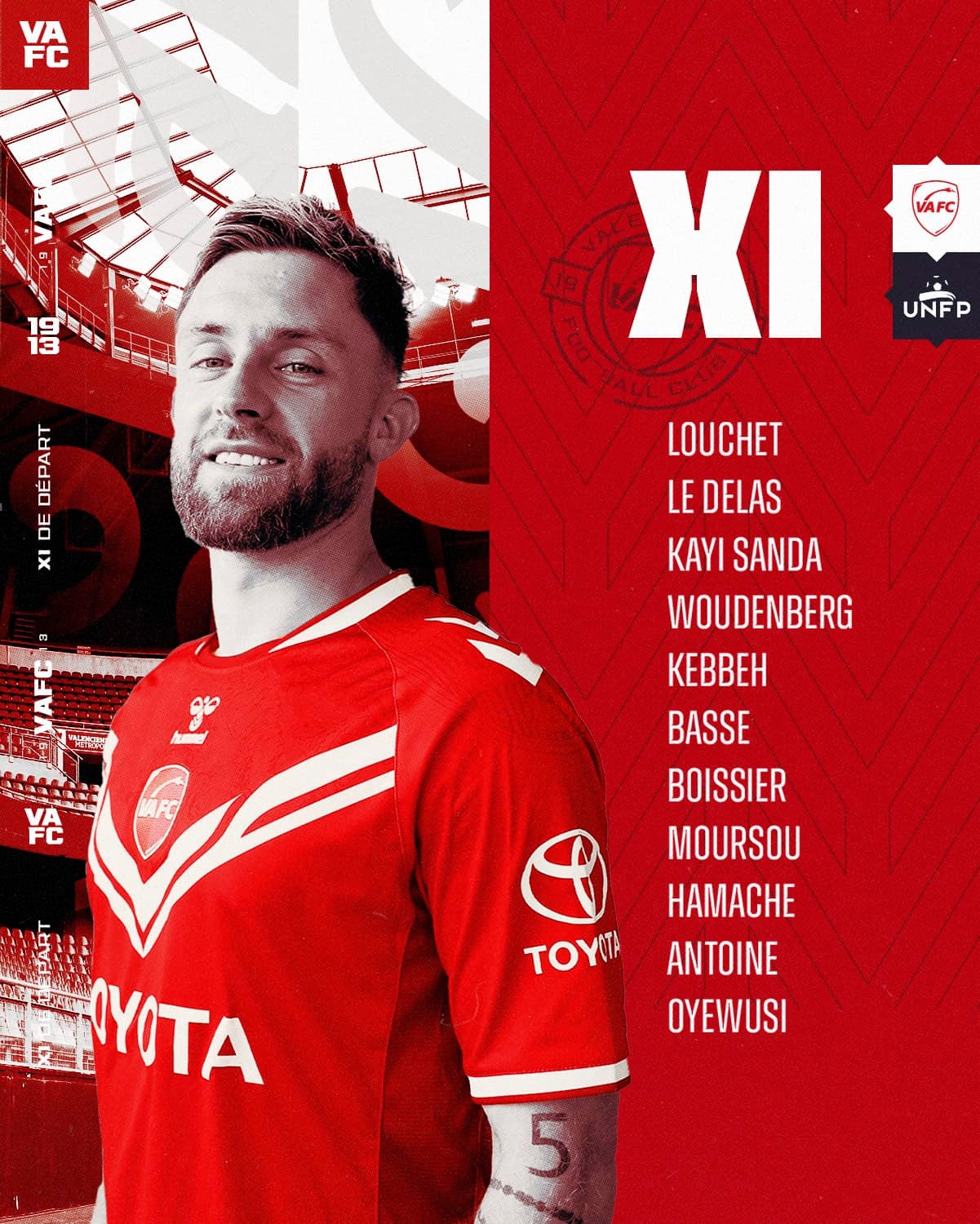 VAFC-Supporters - [ MATCH ] Voici les 11 joueurs qui... | Facebook