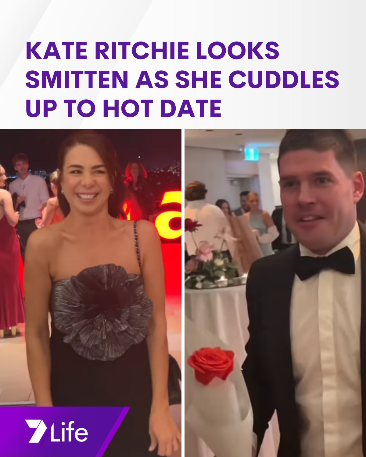 7NEWS Sydney - Kate Ritchie looked delighted as a handsome...
