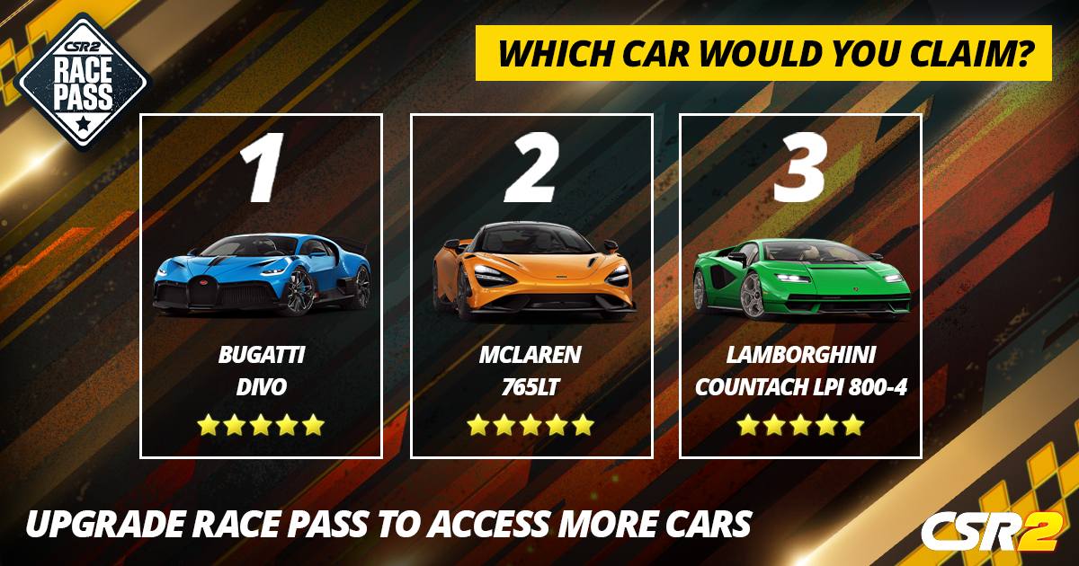 CSR Racing - Which free car have you claimed? Upgrade to... | Facebook