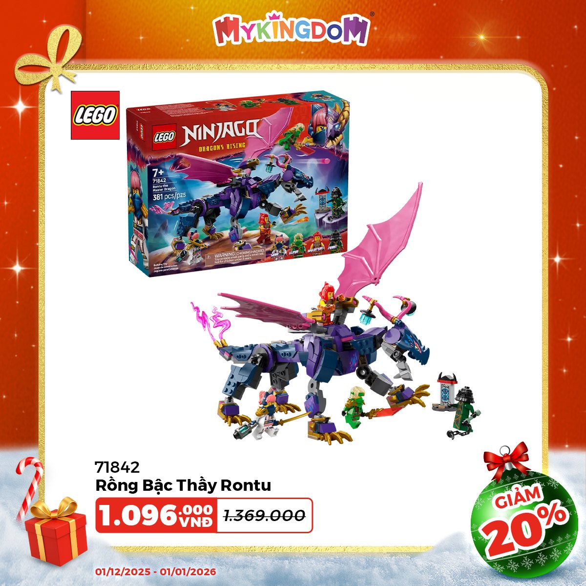 Mykingdom - Tên sản phẩm: Đồ chơi lắp ráp Rồng Bậc Thầy Rontu ️ Mã sản ...