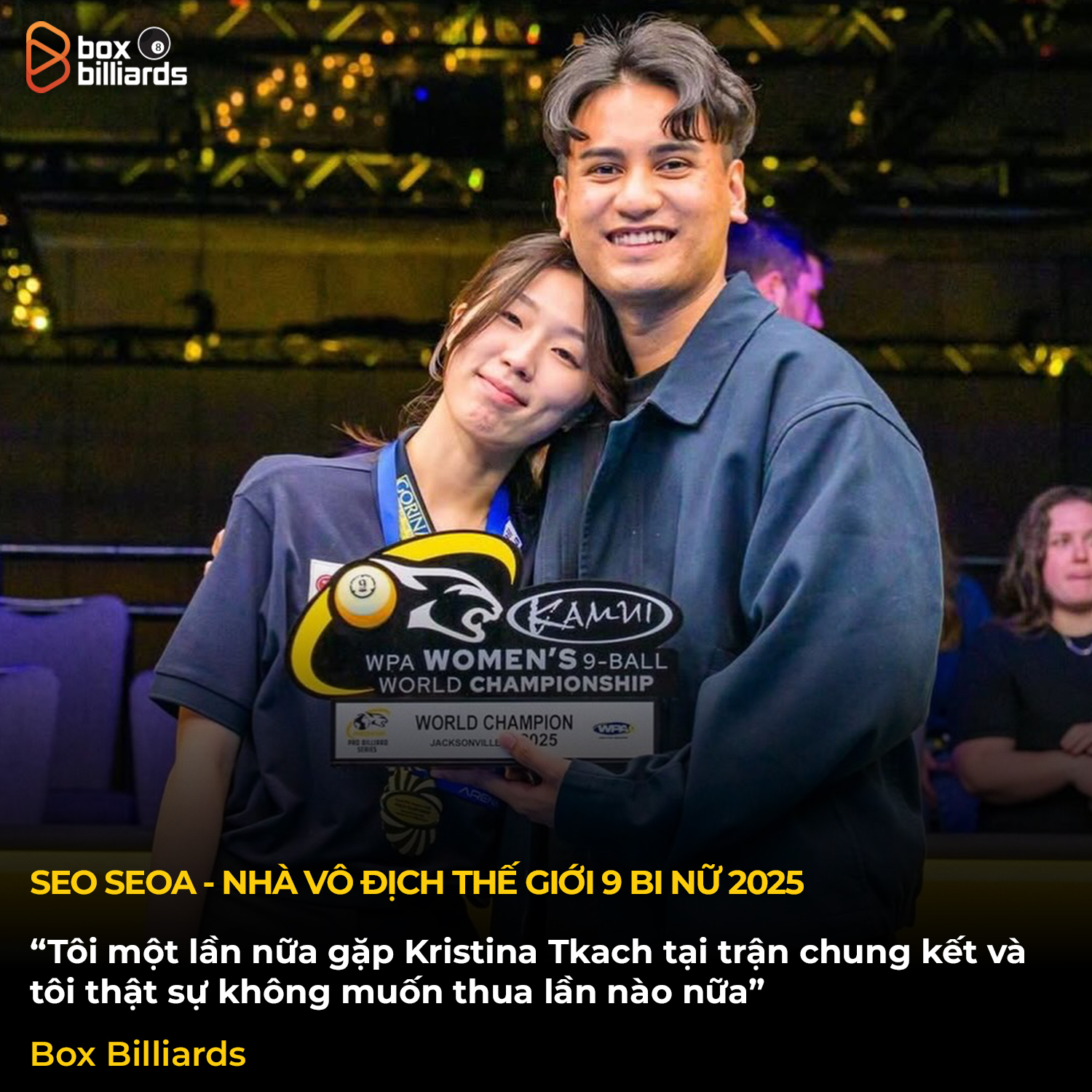 SEO SEOA VÀ HÀNH TRÌNH TỚI CHỨC VÔ... - Billiards Pool VN | Facebook