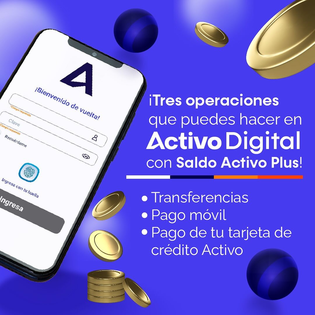 Banco Activo - ¿Ya lo sabías? Estas son 3 operaciones que... | Facebook