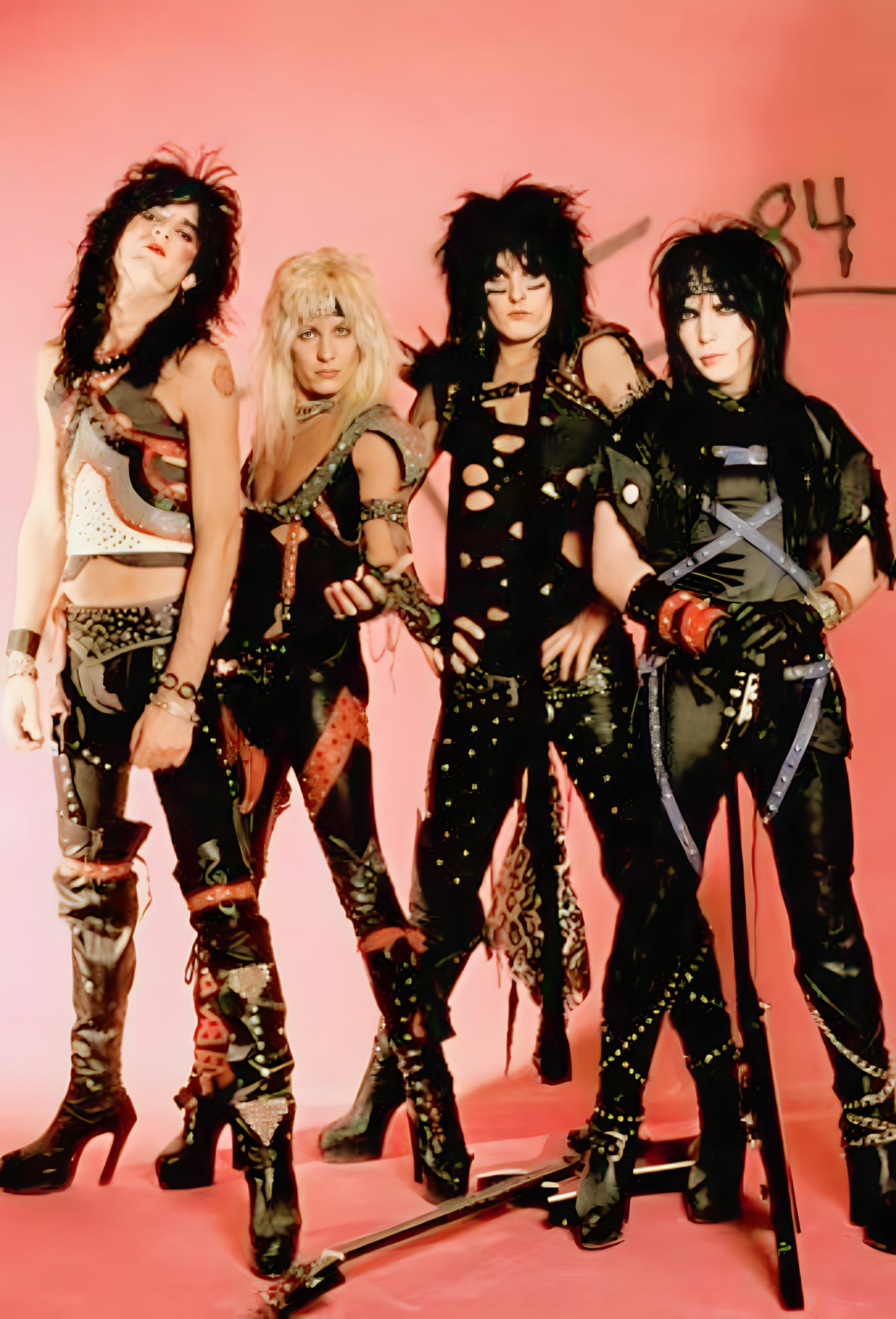 Motley Crue poster featuring classic lineup