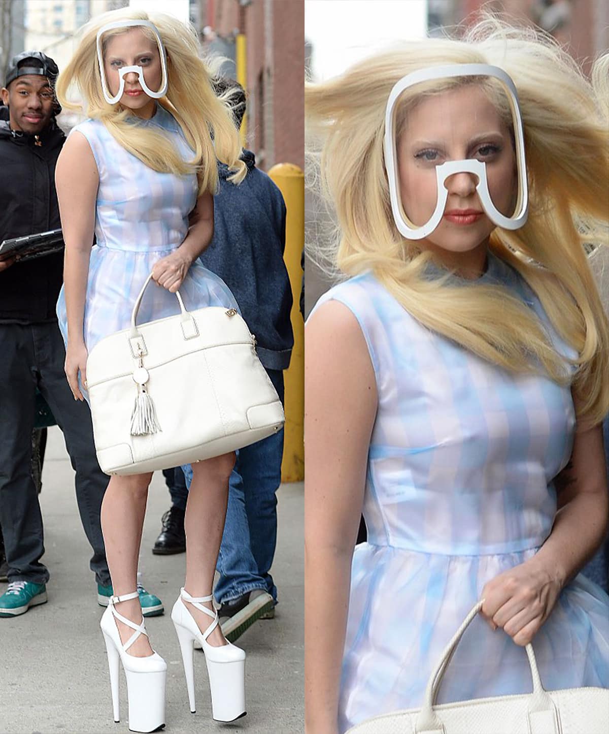 Lady Gaga promoting ARTPOP in New York, 2014
