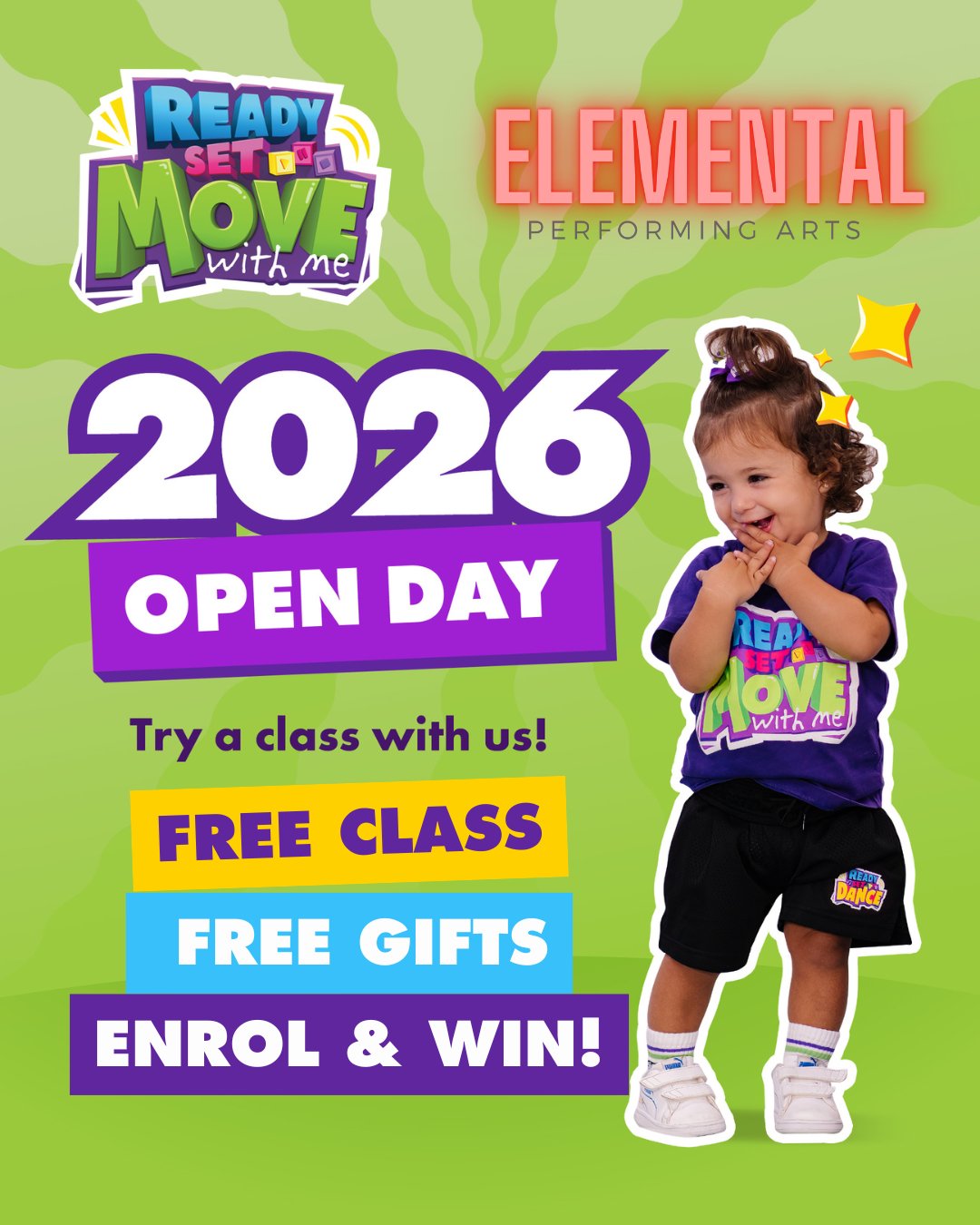 Elemental - 💜 READY SET MOVE Open Day – 2026 💚 A beautiful first dance ...