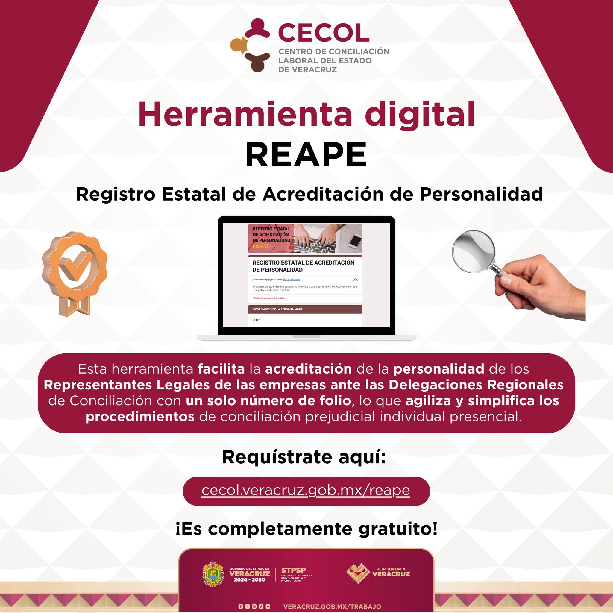 CECOL - 💻 Conoce el REAPE, la herramienta digital del CECOL Veracruz 💻 ...