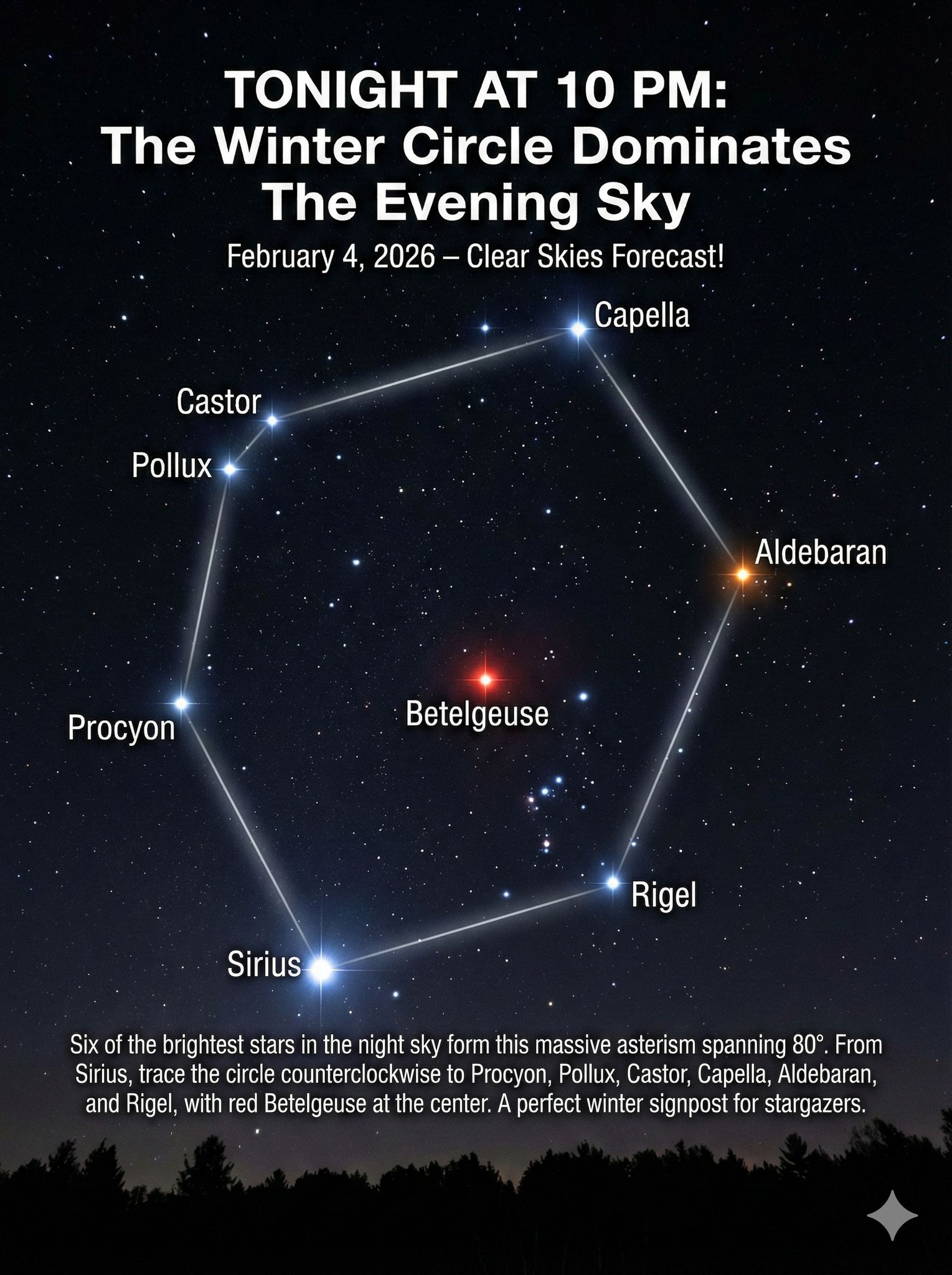 Space Xplore - TONIGHT AT 10 PM: The Winter Circle... | Facebook