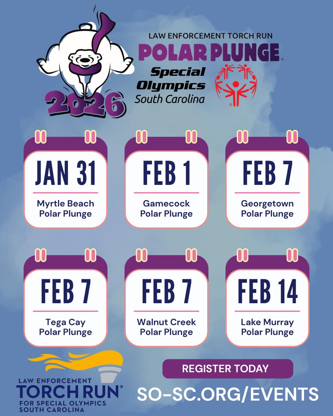 🌊 ️ 2026 Polar Plunge Season is Here! ️🌊 Get ready to take the plunge ...