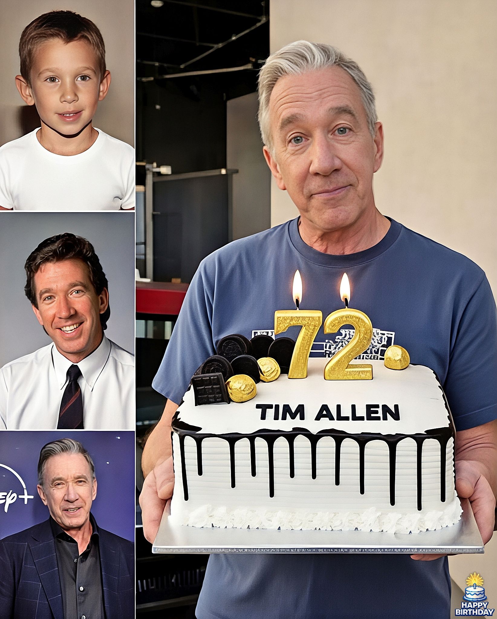 Aim - Happy 72nd Birthday to Tim Allen! 🎉🔧 Tim Allen is the beloved ...