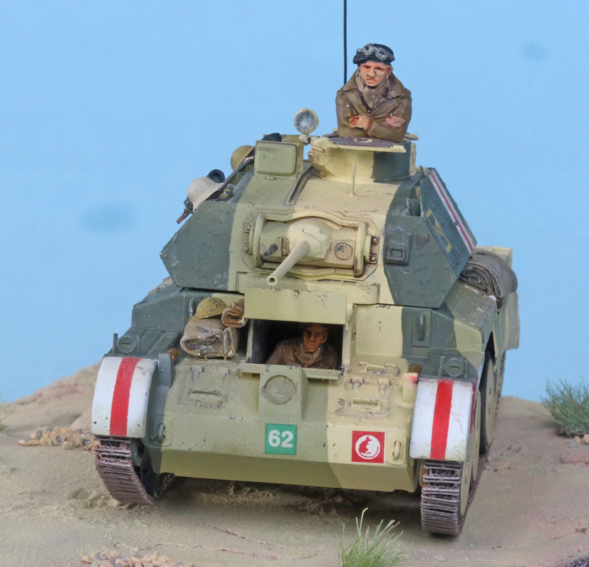 A13 cruiser mk iv model in 1/72 scale
