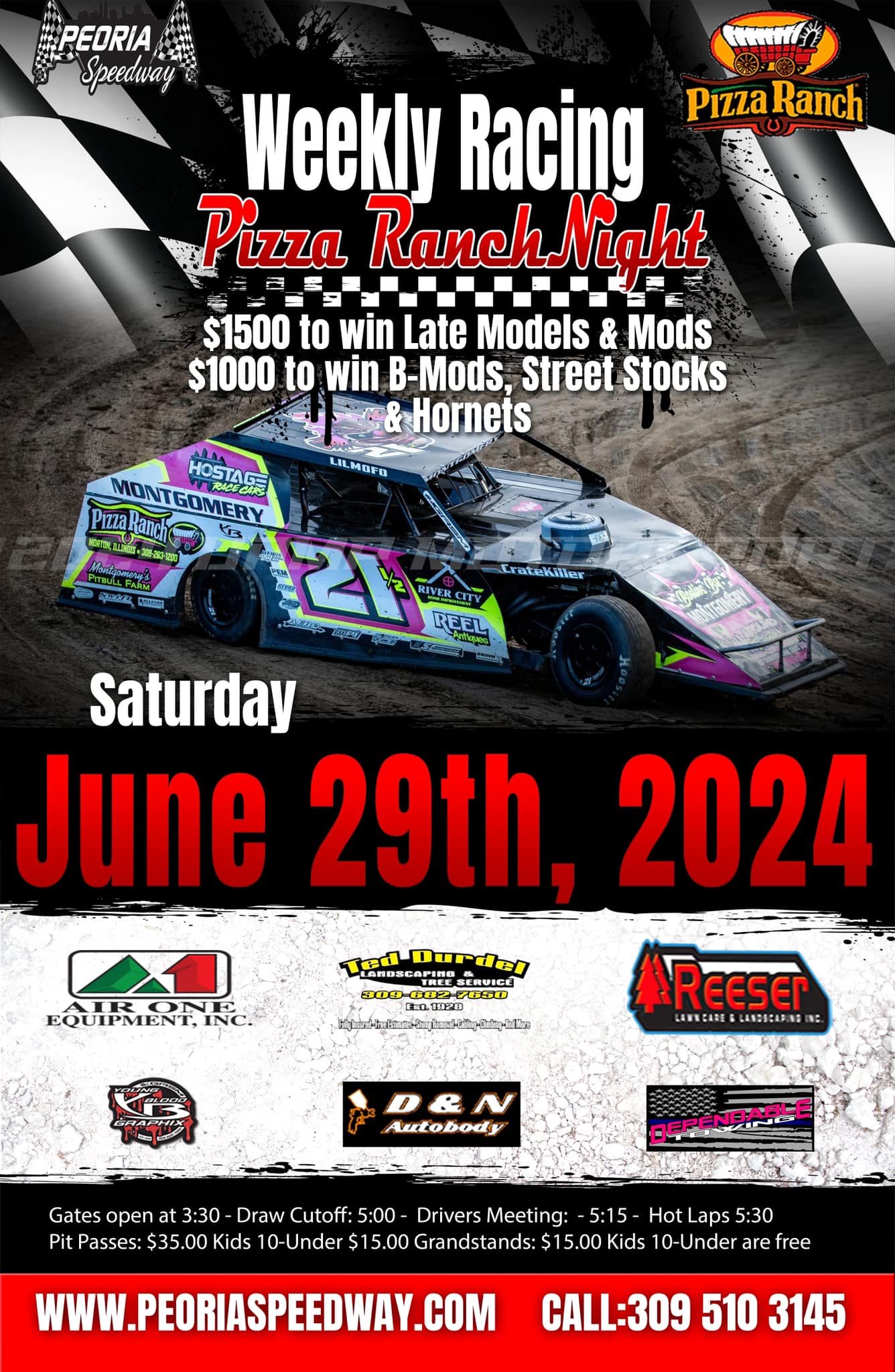 Peoria Speedway - Tomorrow is race day $1500 to win Late... | Facebook