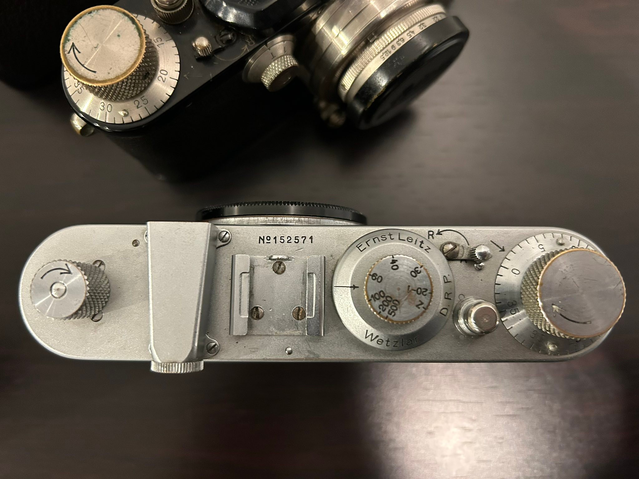 Leica standard chrome model e from 1935