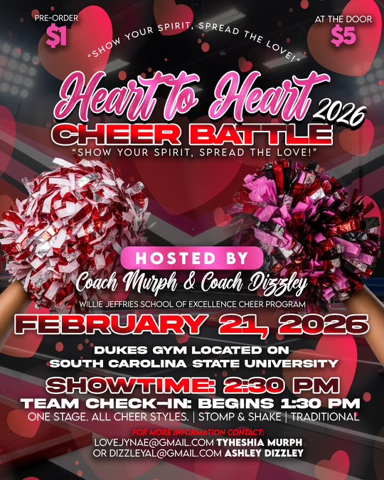 💕🏆 Heart to Heart... - Willie Jeffries School of Excellence | Facebook