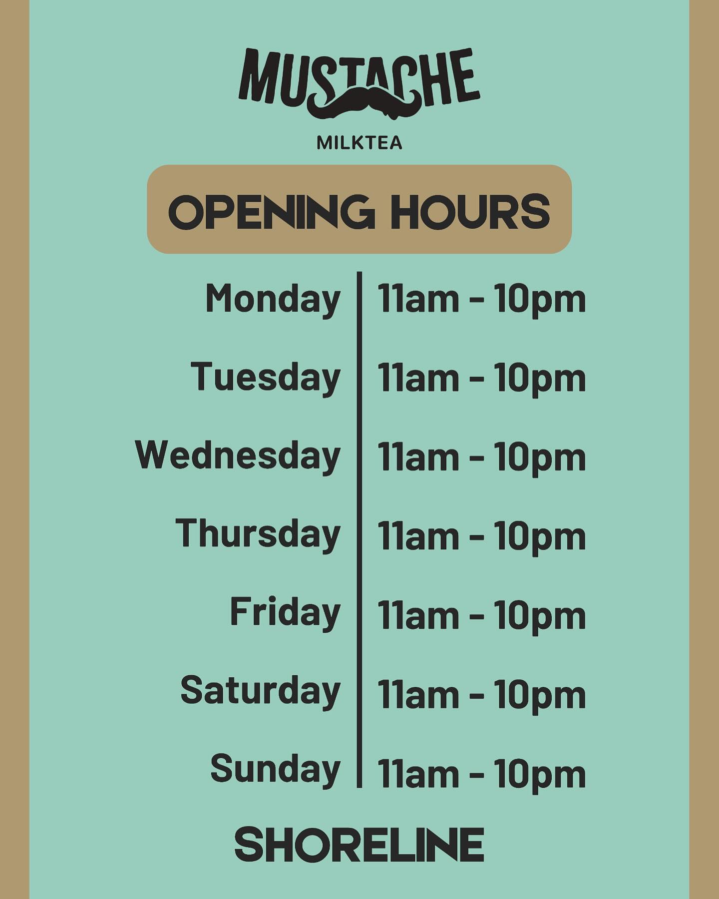 Mustache Milk Tea | Lynnwood WA
