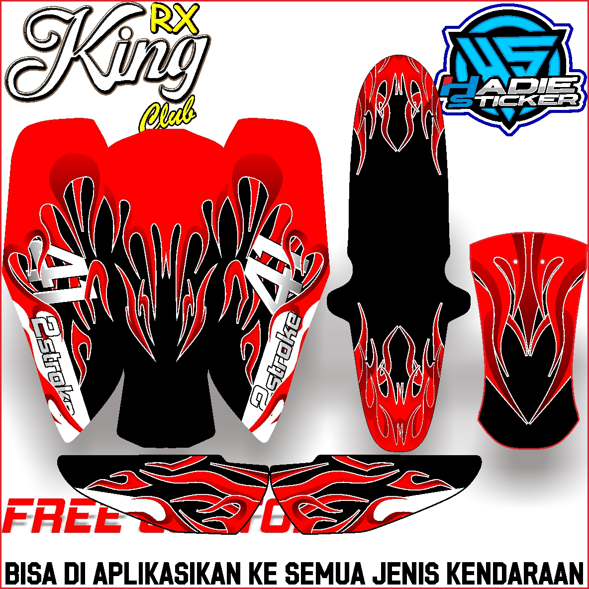 Jasa pembuatan sticker ,cutting,striping,decal