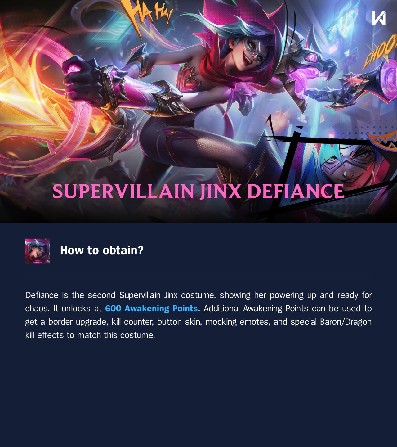 Wardenn - A new skin tier is coming to Wild Rift, and Supervillain Jinx ...