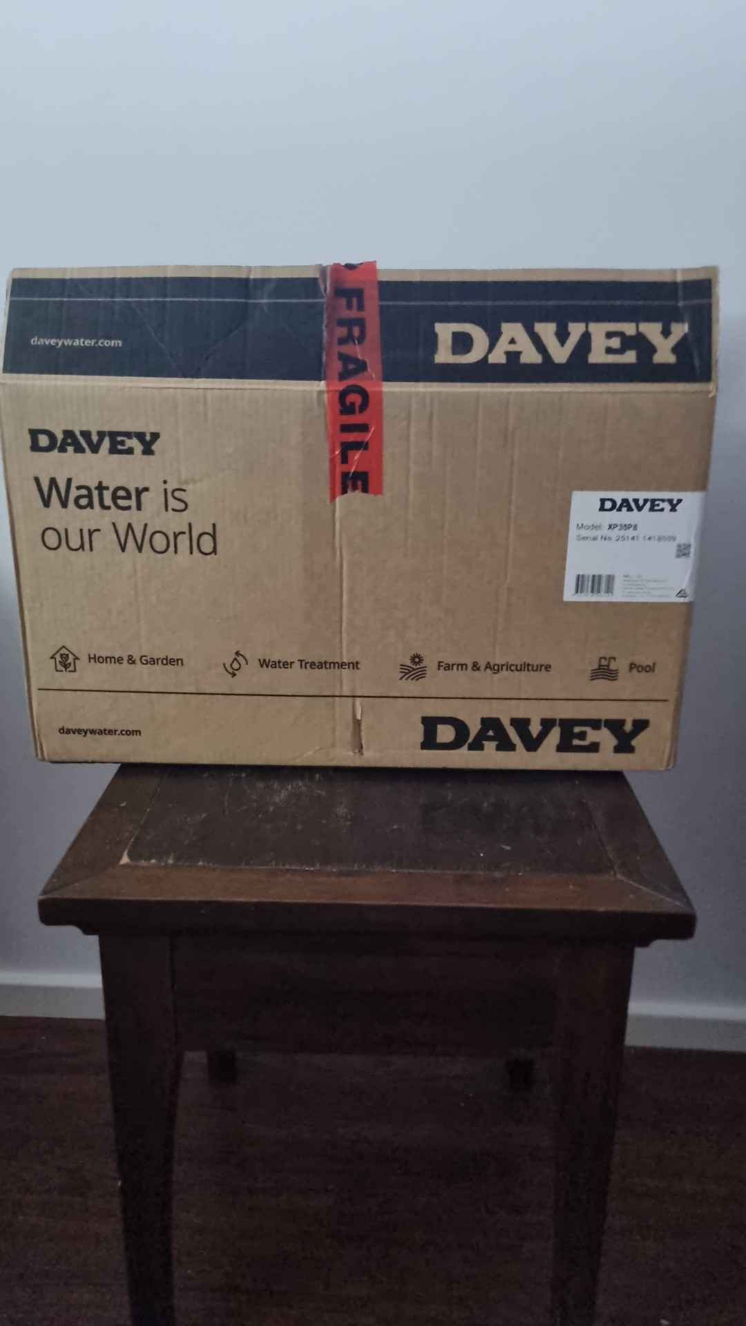 Davey XP 35P8 Pressure Pump 8LT Pressure Tank - Air Tools - Lismore ...
