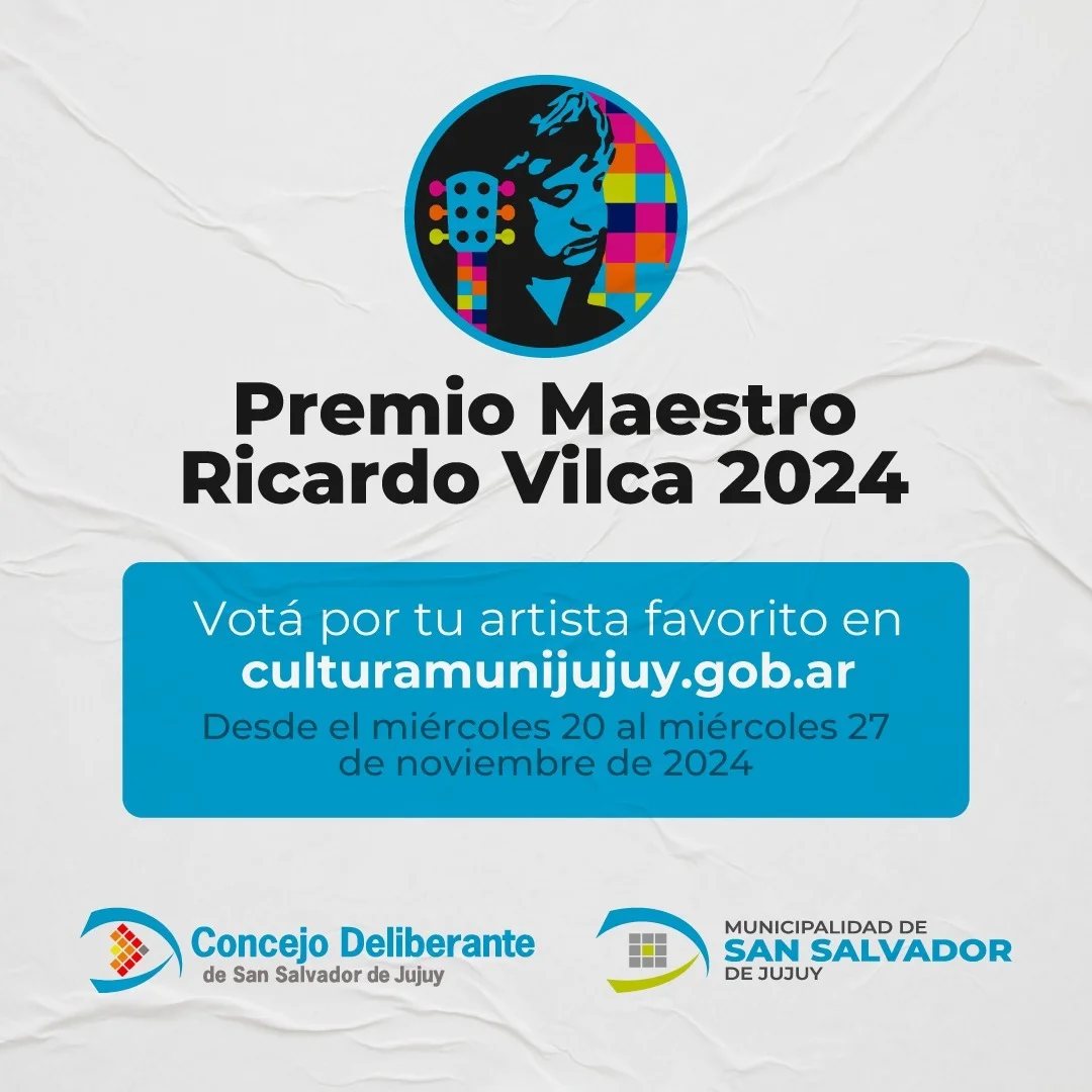 🏆 Premios Ricardo Vilca 2024 En el... - Cultura Muni Jujuy | Facebook