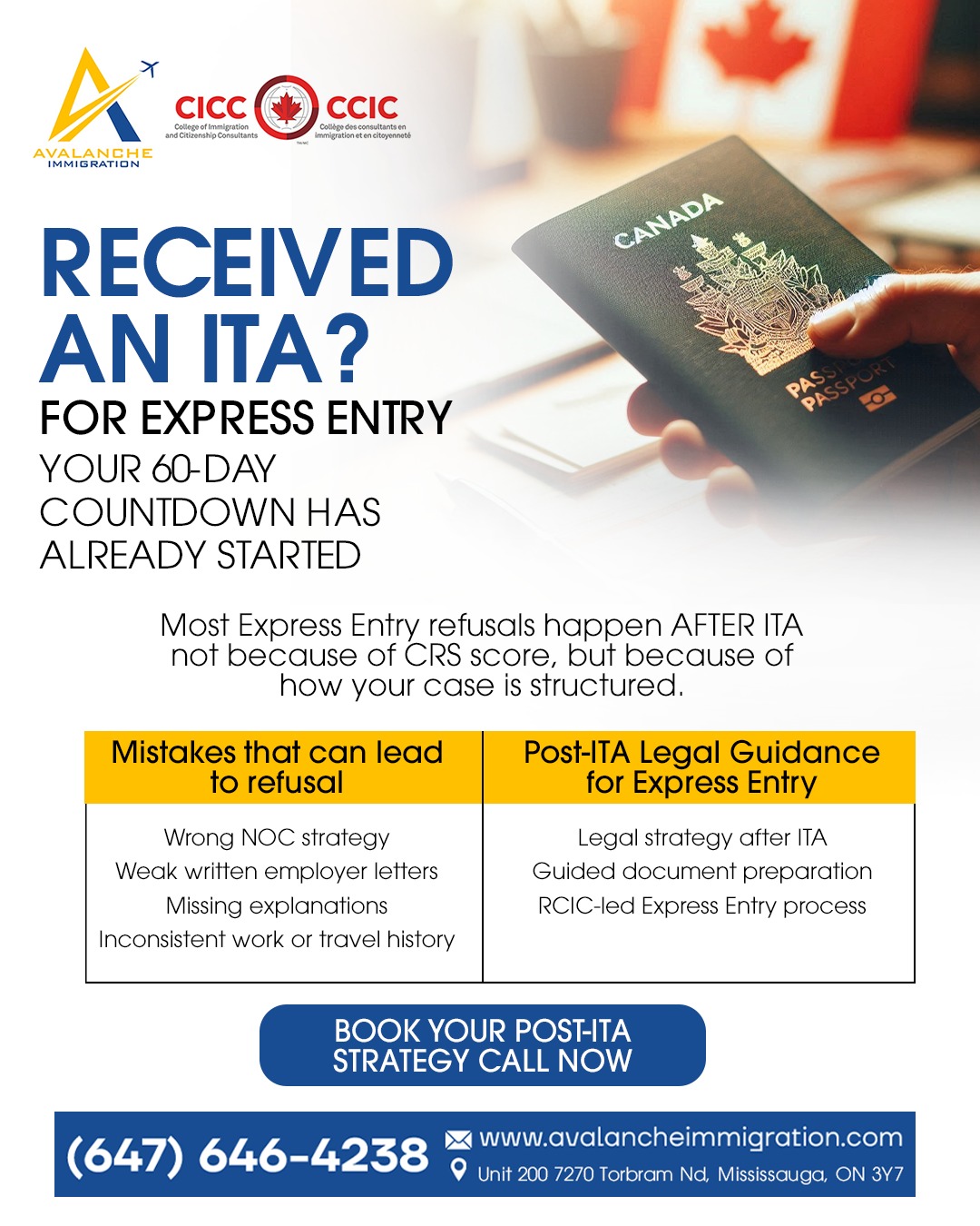 Received an ITA? A strong... - Avalanche Immigration | Facebook