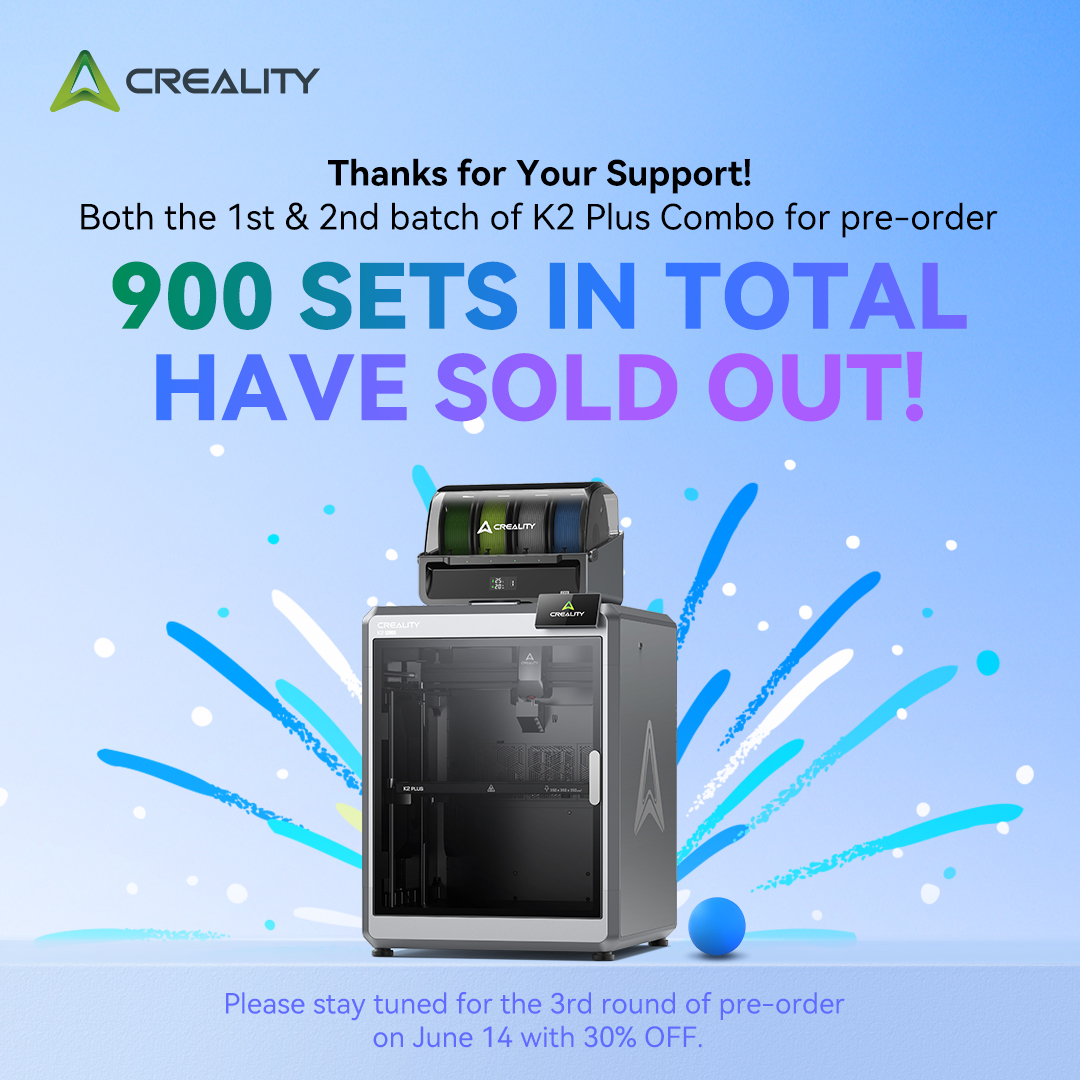 Creality - Thanks to all, old and new, for joining the 1st...