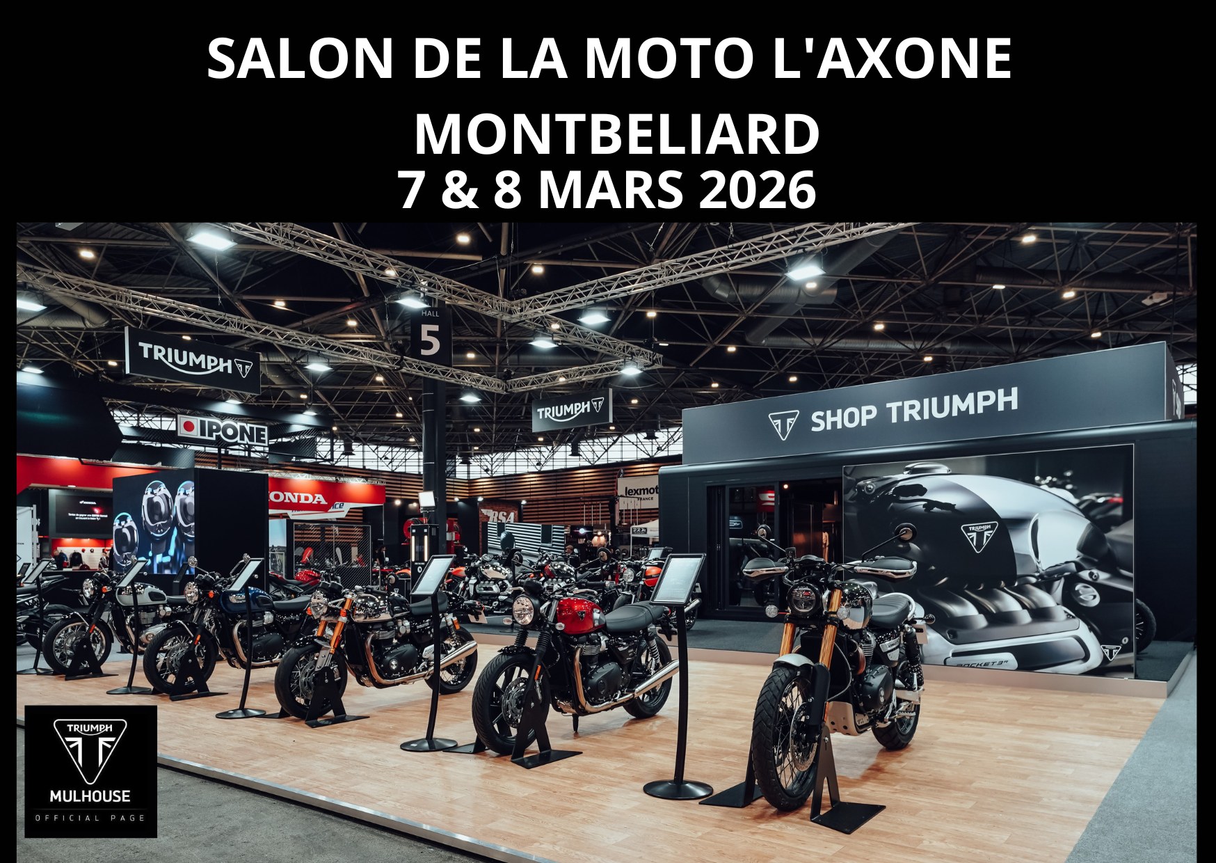 SALON DE LA MOTO 7&8 MARS 2026