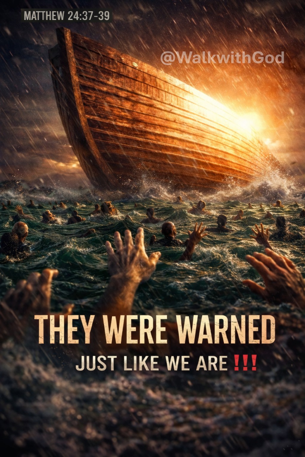 Walk - They were warned. They kept living like tomorrow was guaranteed ...