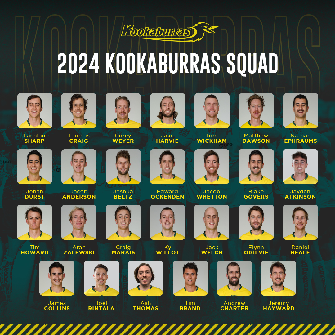 Kookaburras - Your 2024 Kookaburras Squad is here! With FIH Pro League ...