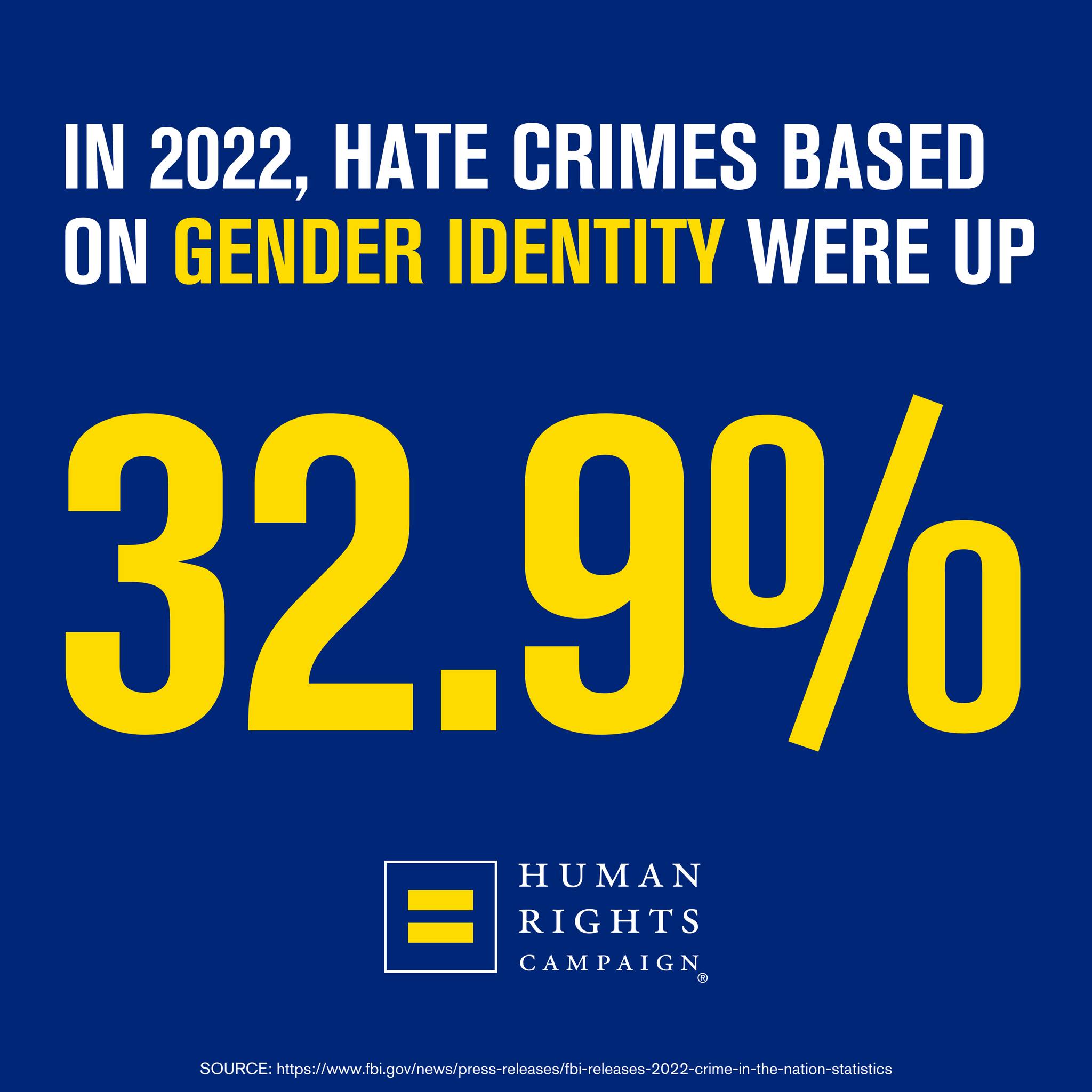 The rise in hate crimes against... - Human Rights Campaign | Facebook