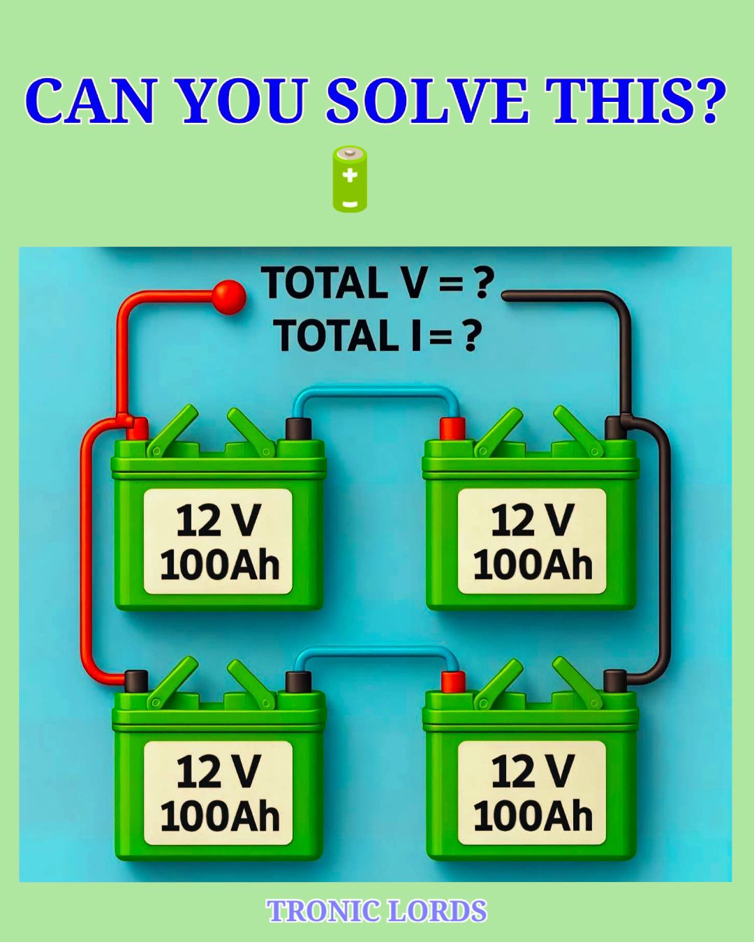 Tronic - 90% of People Get This Battery Math Wrong! Can You Beat It? ⚡🔋 ...