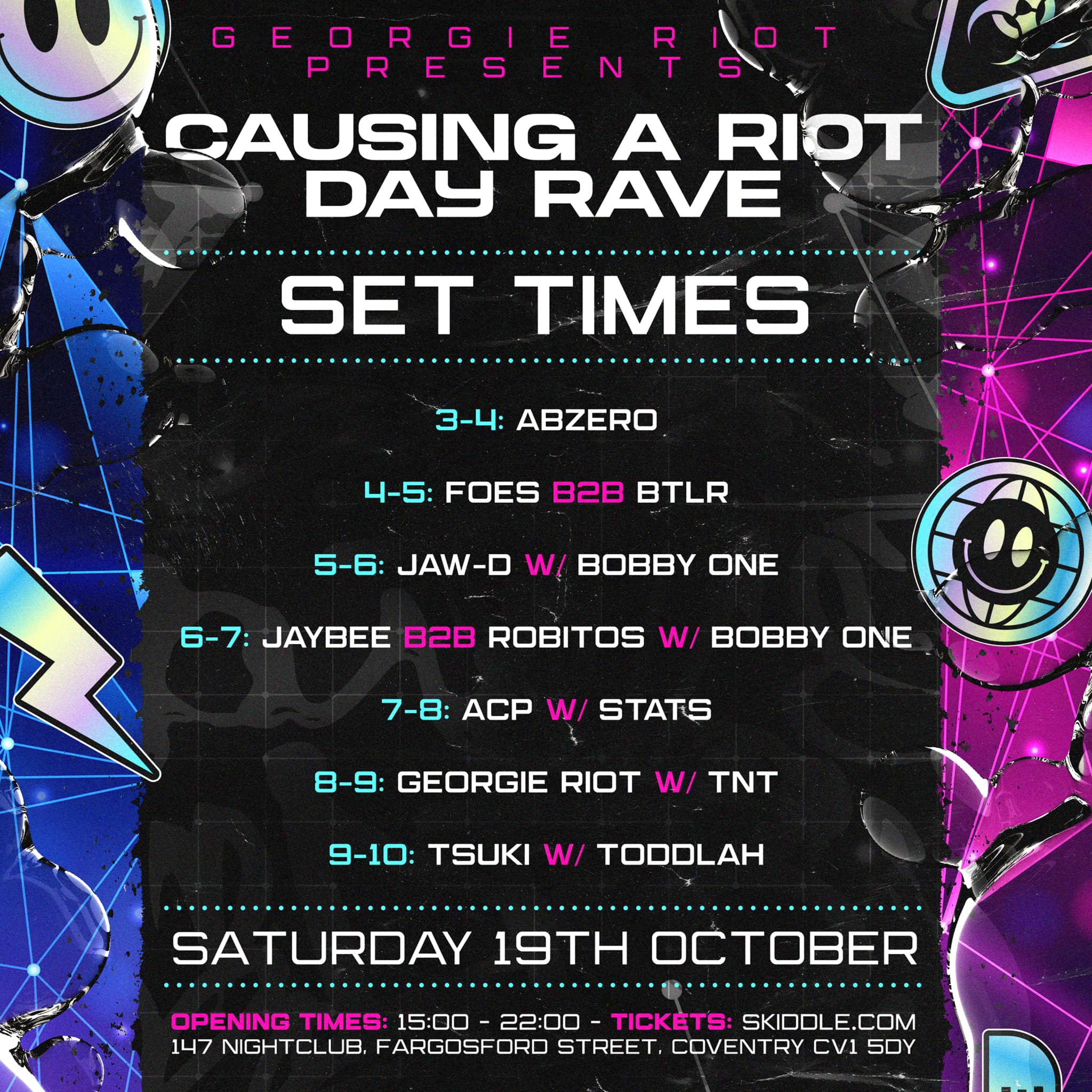 Riot Records - SET TIMES FOR TOMORROW HAVE DROPPED!...