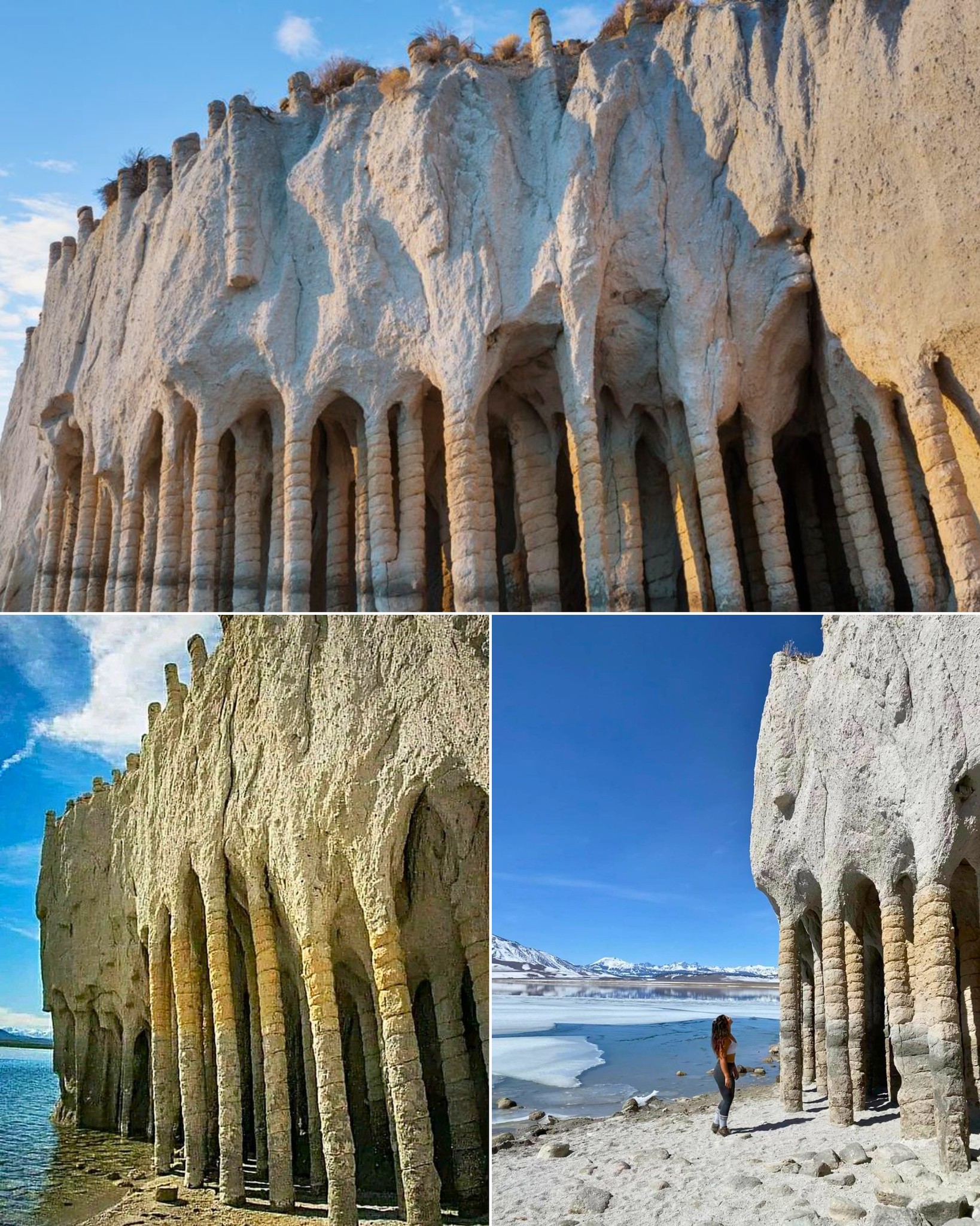 Historic - The Mysterious Columns of Crowley Lake, California The ...