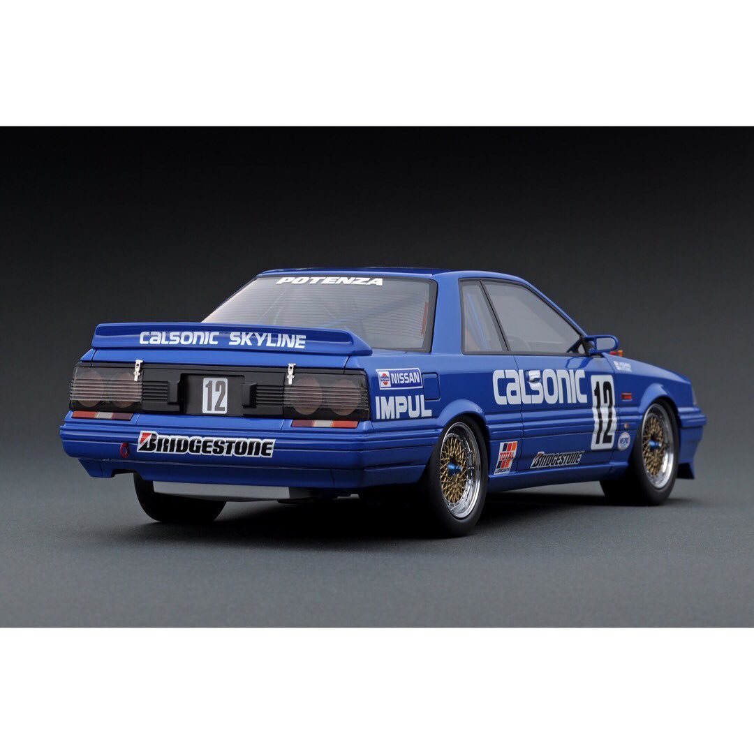 ignition model IG1724 1/18 Scale CALSONIC Skyline (#12) 1989 JTC