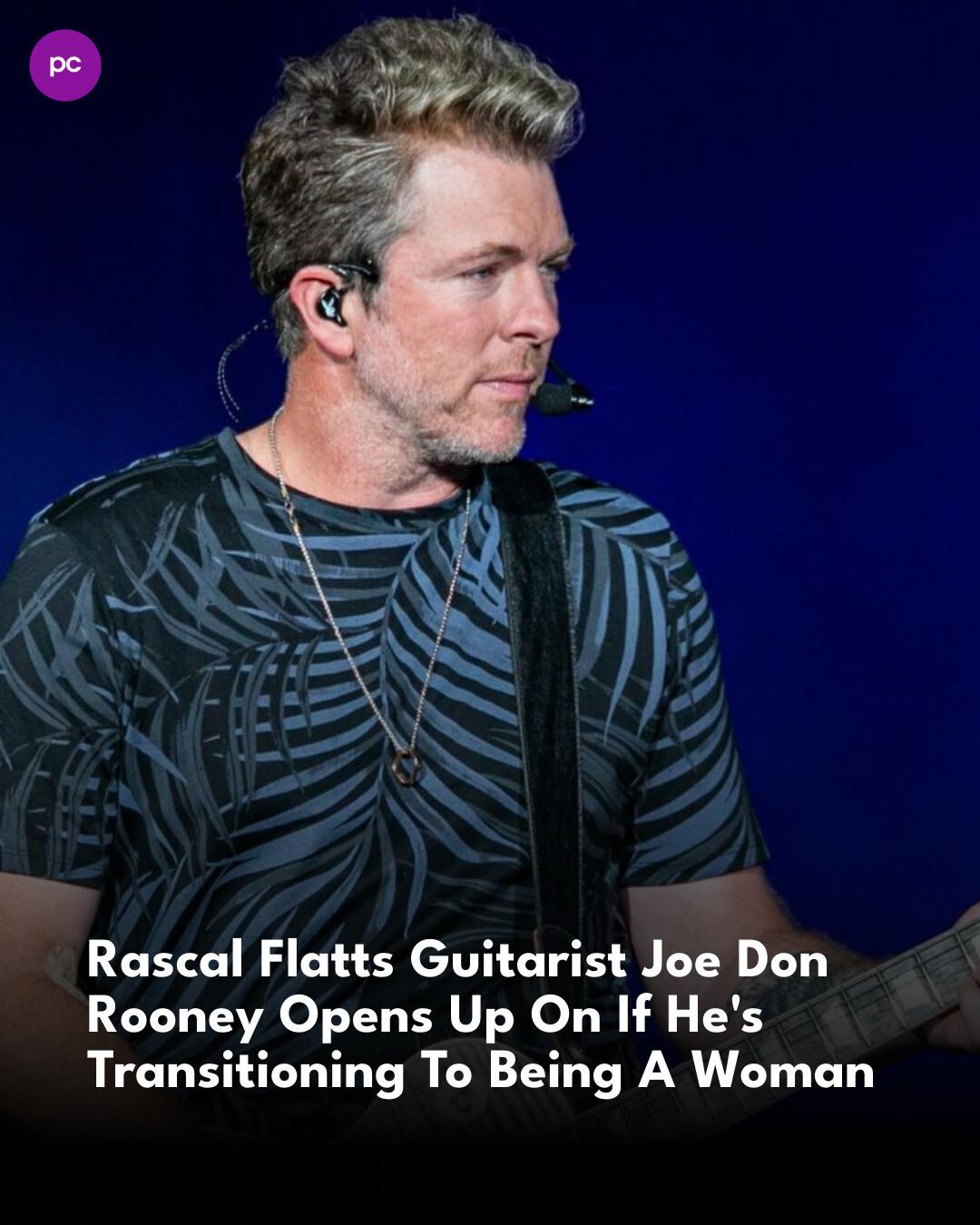 Purple - Joe Don Rooney addresses rumors of him transitioning into a ...