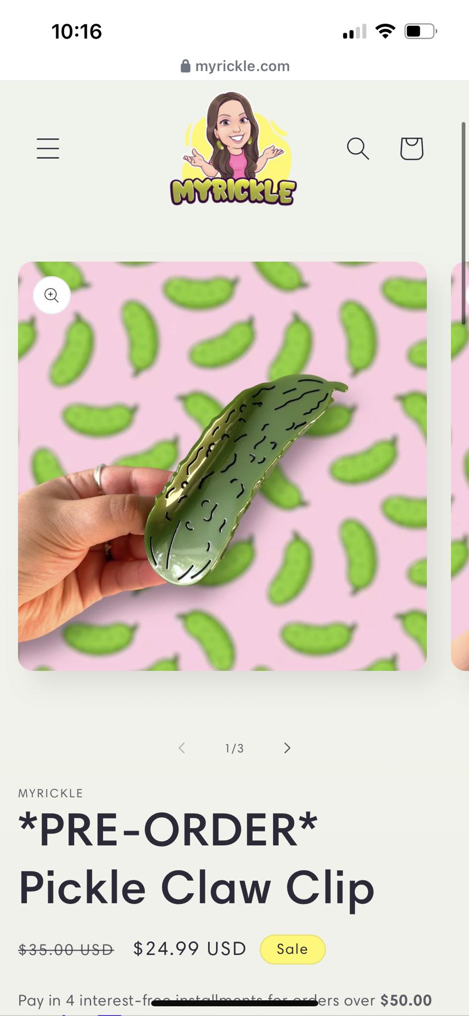 Pickle keychains with hair clips by pickle enthusiasts