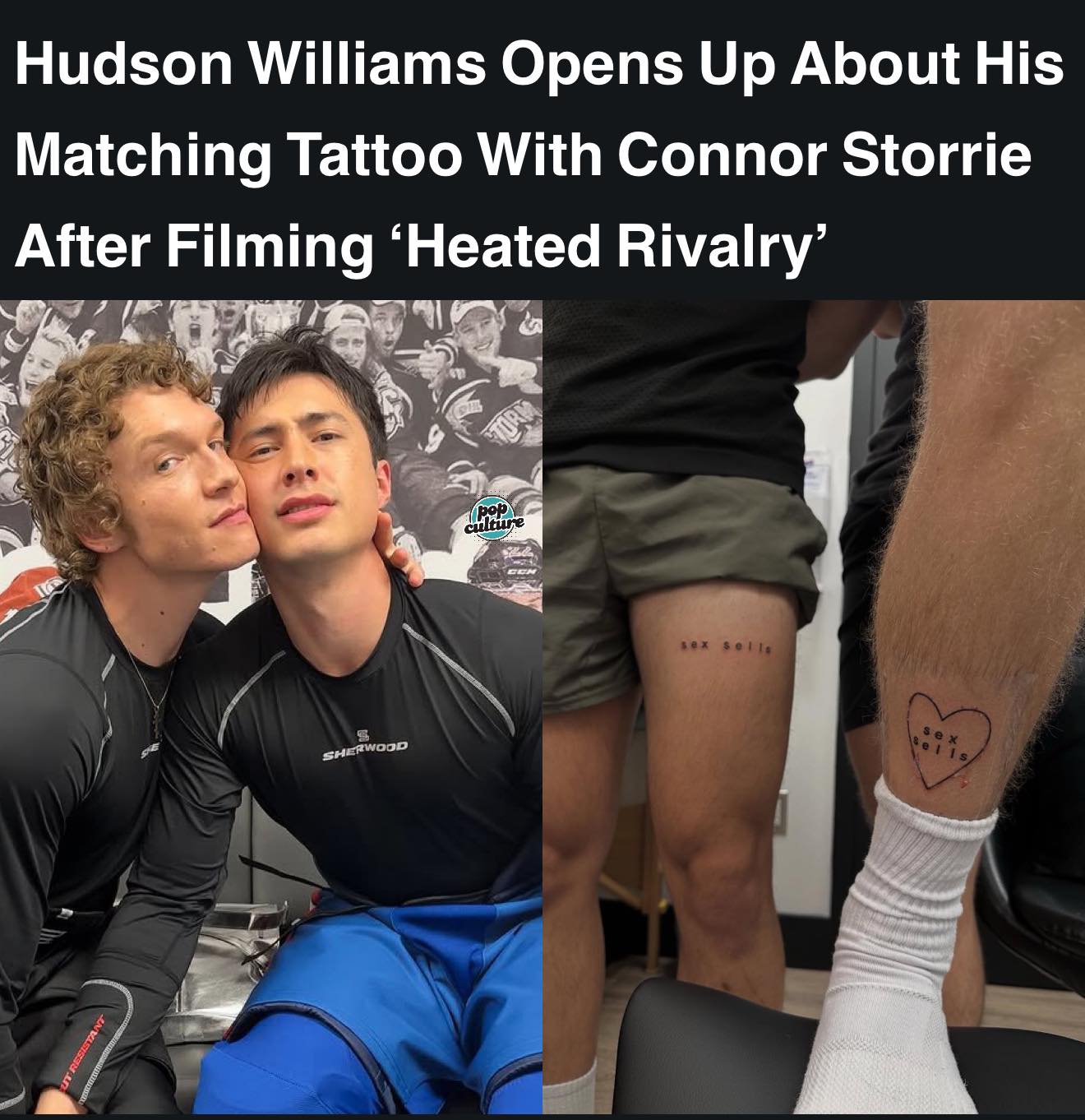 Hudson Williams gets candid about his matching tattoo with co star  