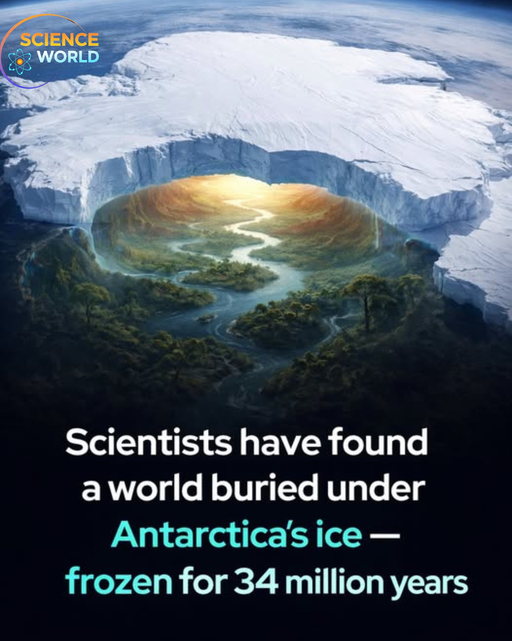 Hidden prehistoric landscape discovered beneath Antarctica's ice