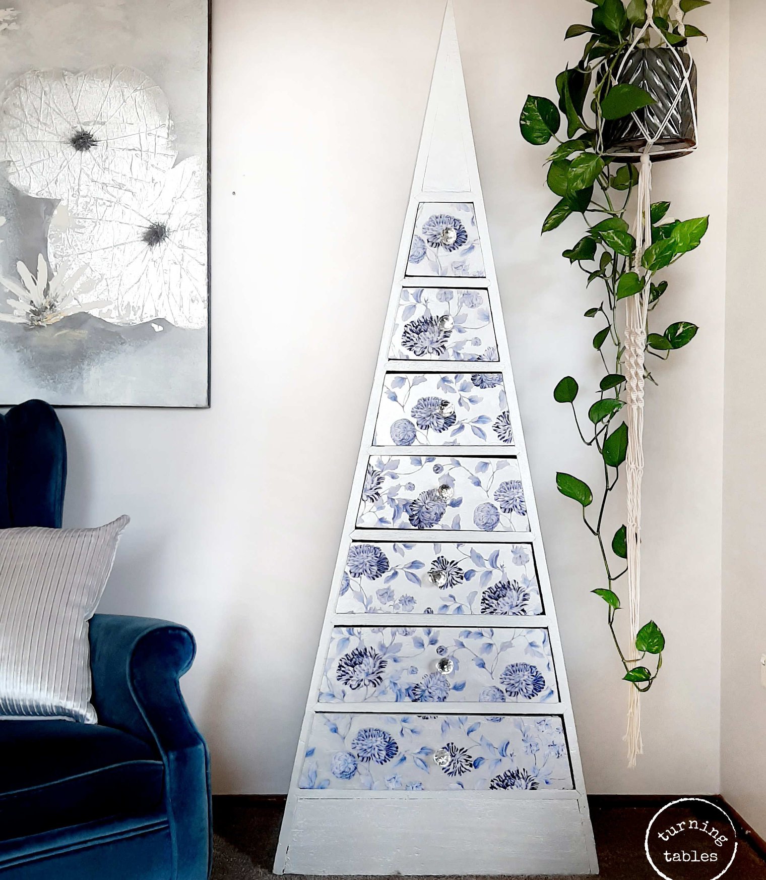 Pretty Pearly Pyramid This... - Turning Tables Furniture