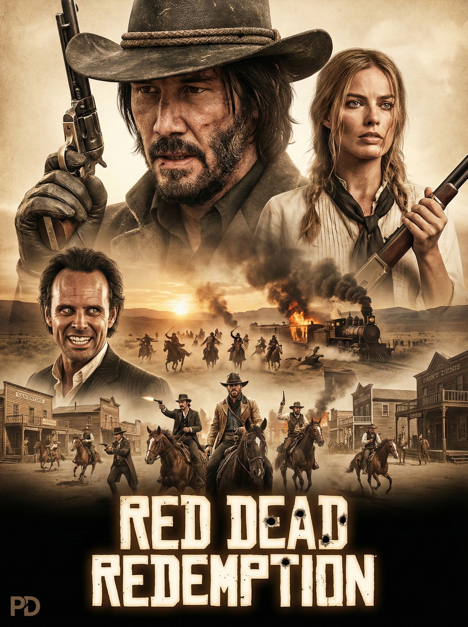 US - 🎬 RED DEAD REDEMPTION – THE MOVIE 🤠 Keanu Reeves | Margot Robbie ...