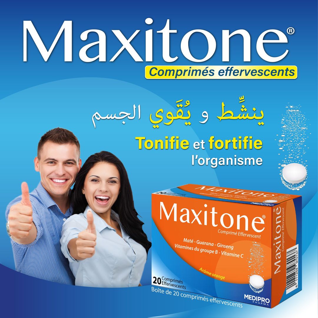 Medipro - Maxitone® comprimé effervescent est à base d’actifs naturels ...