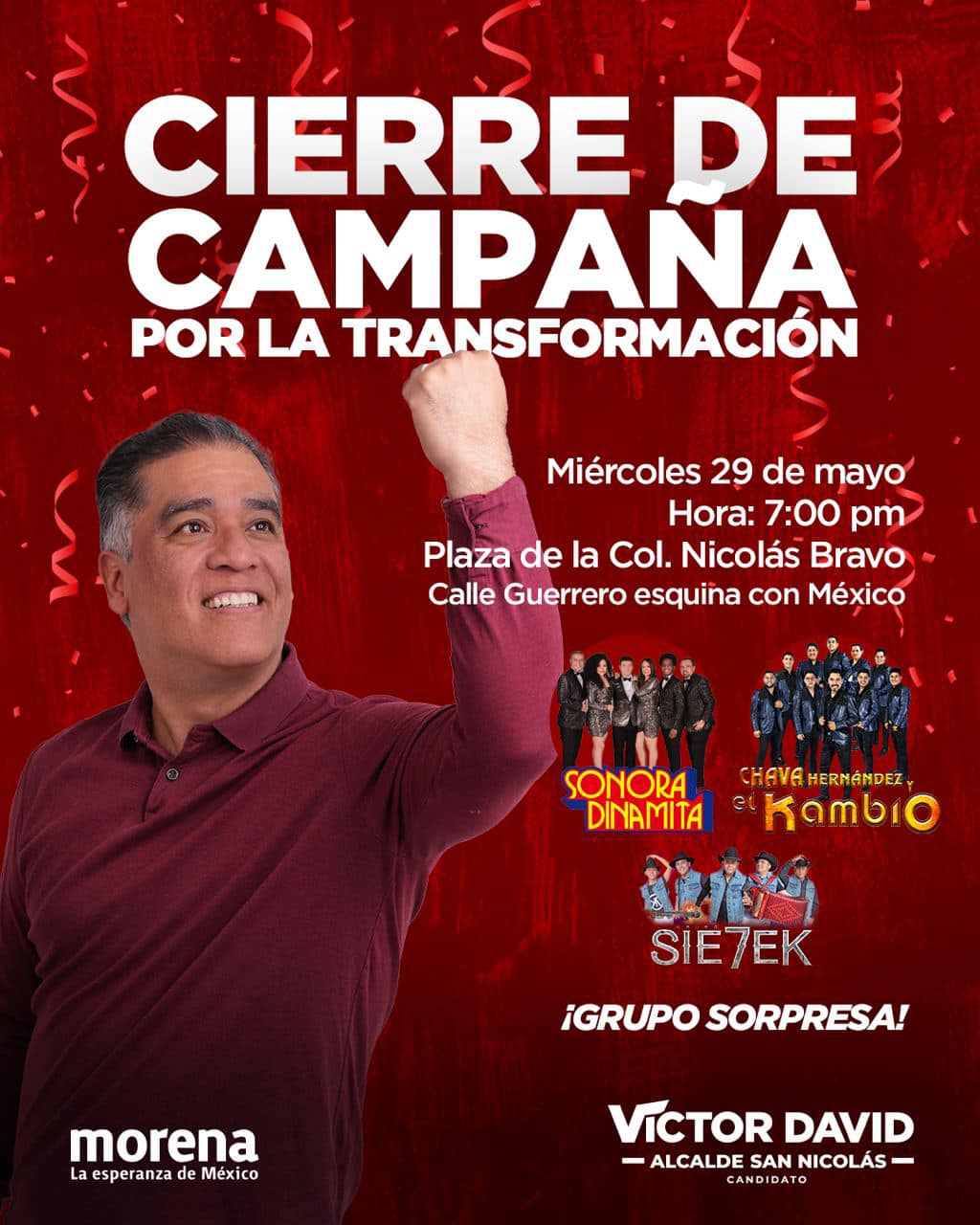 Victor - ¡Atención San Nicolás! Acompáñame!!! Sigamos haciendo historia ...
