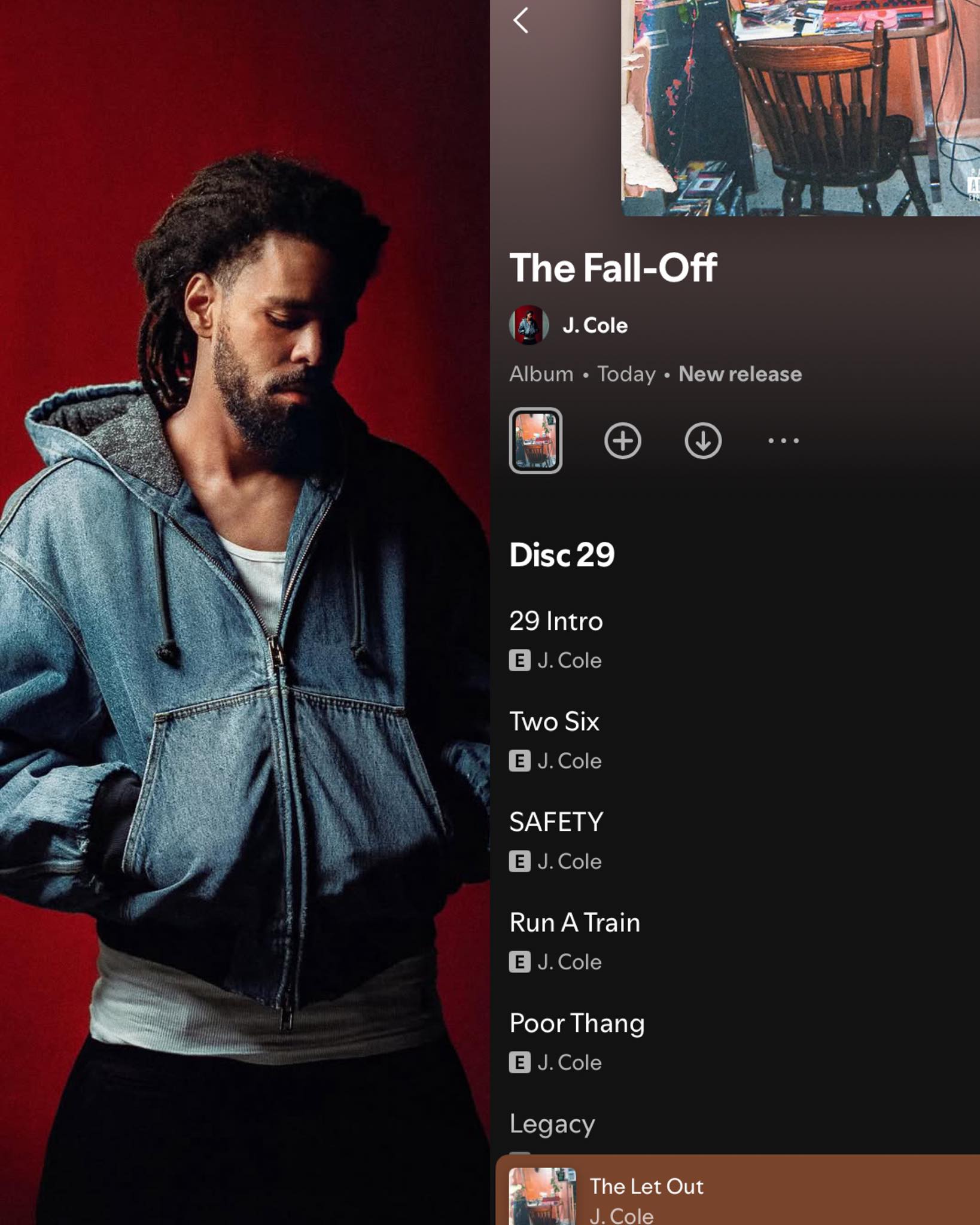 I jus finished listening to this new Cole album THE FALL OFF and 