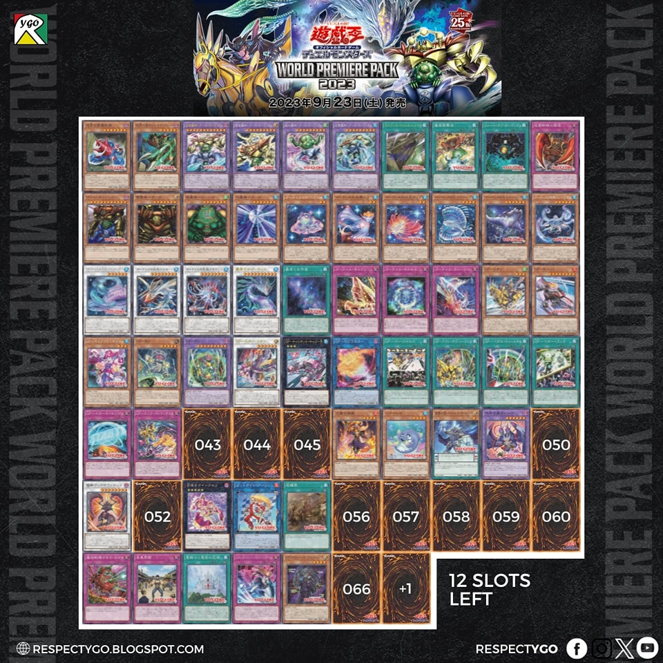 Yu-Gi-Oh World Premiere Pack 2024 set spoiler update