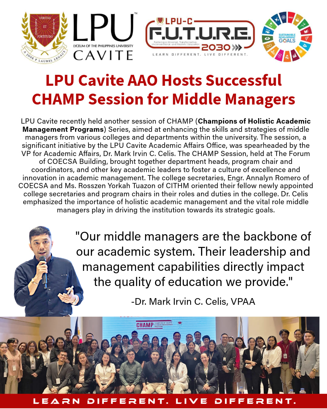 Lyceum - 𝗟𝗣𝗨 𝗖𝗮𝘃𝗶𝘁𝗲 𝗔𝗔𝗢 𝗛𝗼𝘀𝘁𝘀 𝗦𝘂𝗰𝗰𝗲𝘀𝘀𝗳𝘂𝗹 𝗖𝗛𝗔𝗠𝗣 𝗦𝗲𝘀𝘀𝗶𝗼𝗻 𝗳𝗼𝗿 𝗠𝗶𝗱𝗱𝗹𝗲 ...