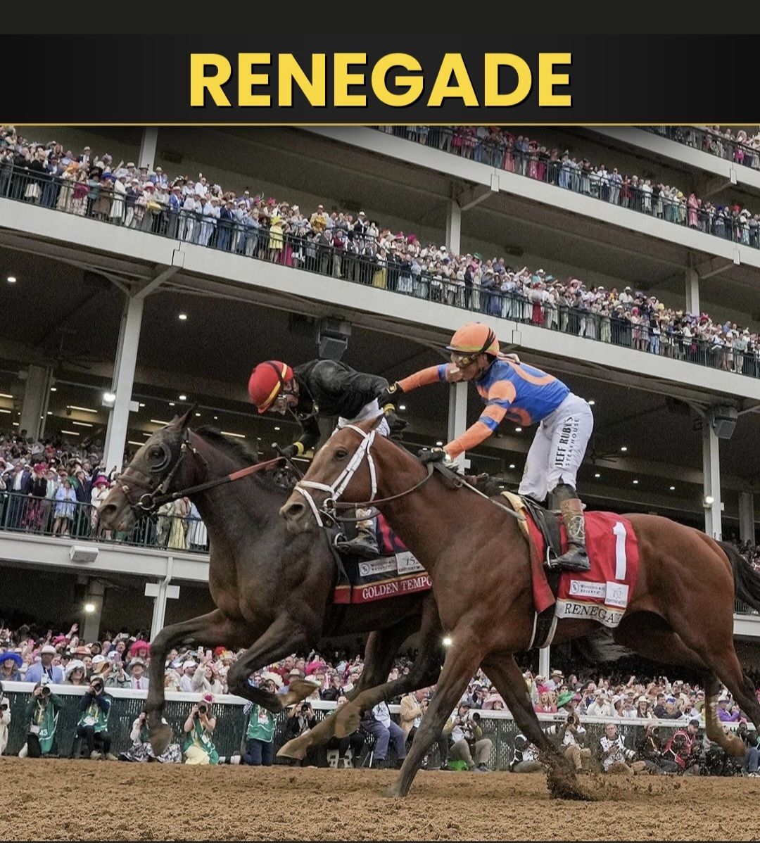 What a day for Todd Pletcher 👏 RENEGADE gave the Hall of Fame