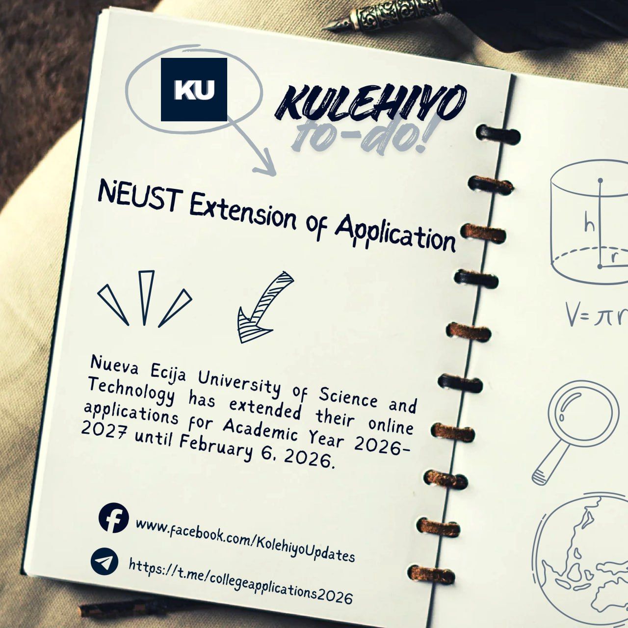 #KUlehiyoToDo | NEUST IS EXTENDED UNTIL... - Kolehiyo Updates | Facebook